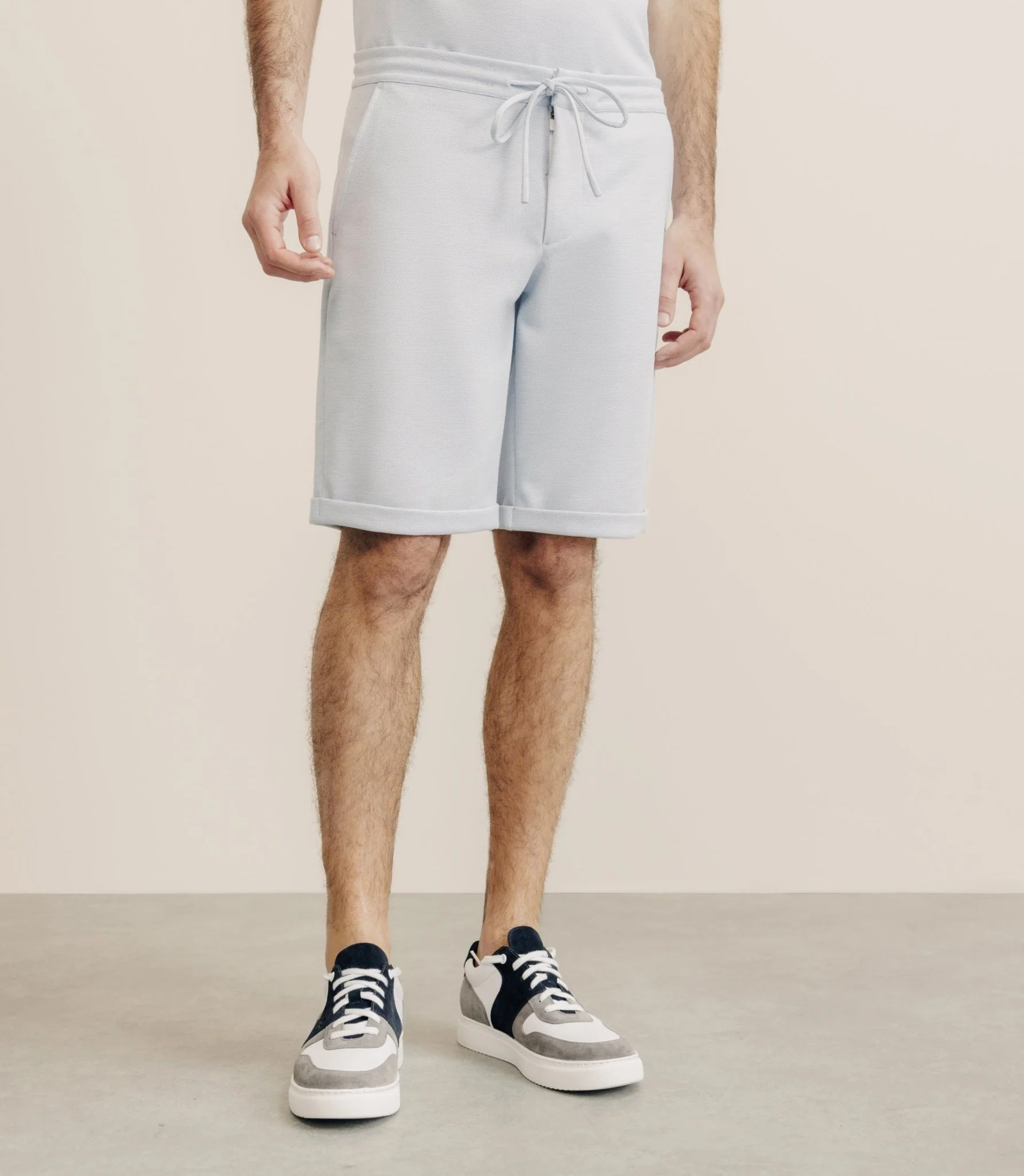 Bermuda avec cordon ciel