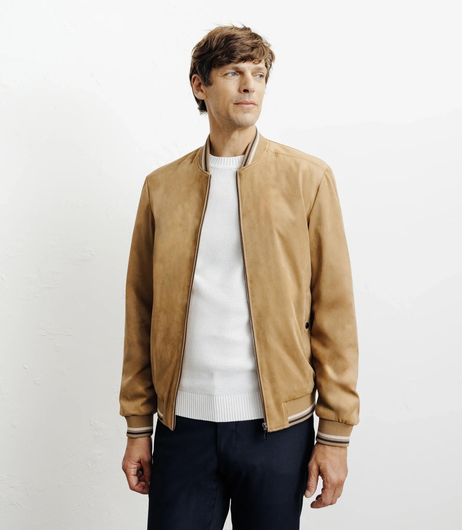 Blouson col teddy camel