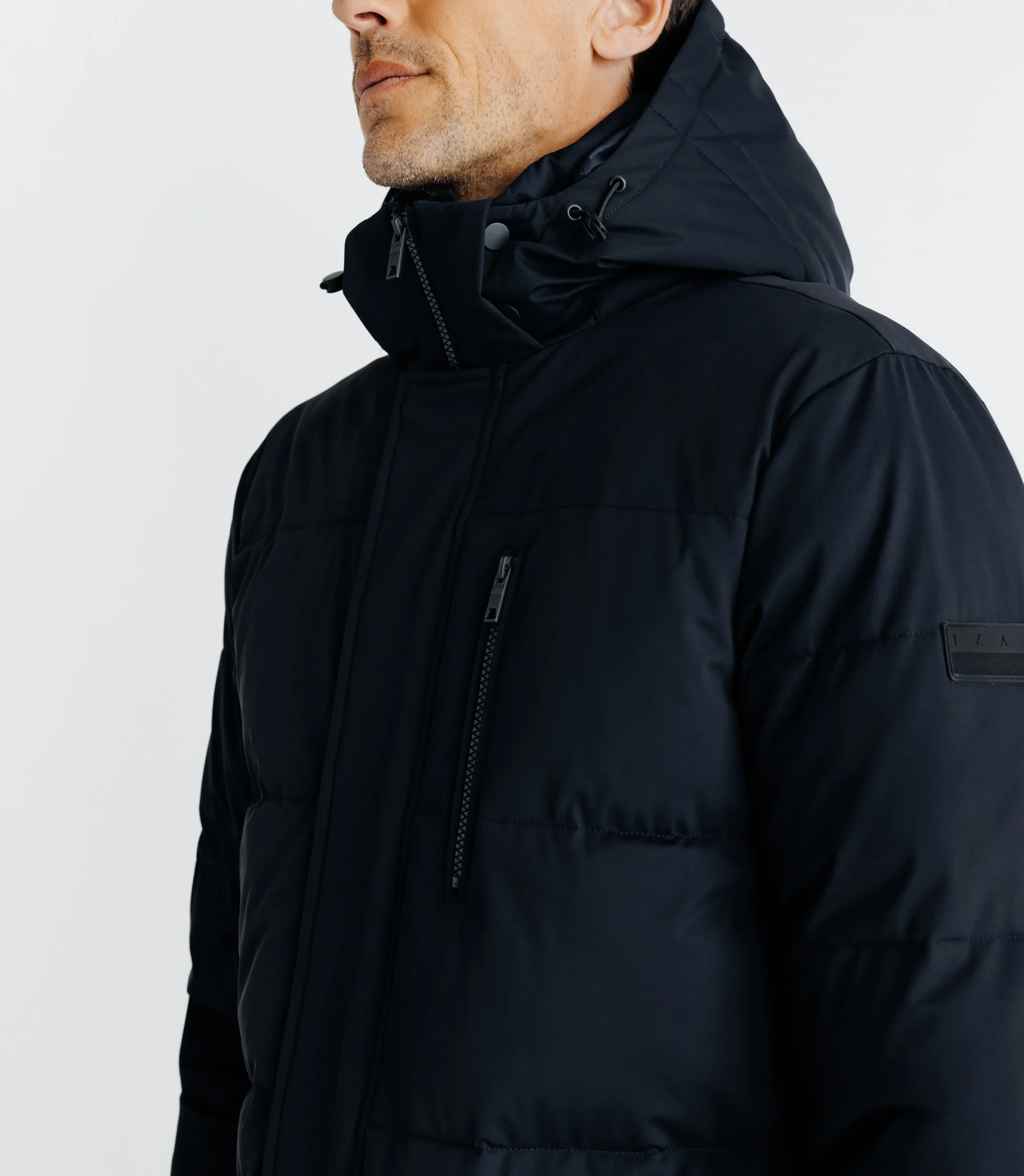 Parka longue marine – Image 3