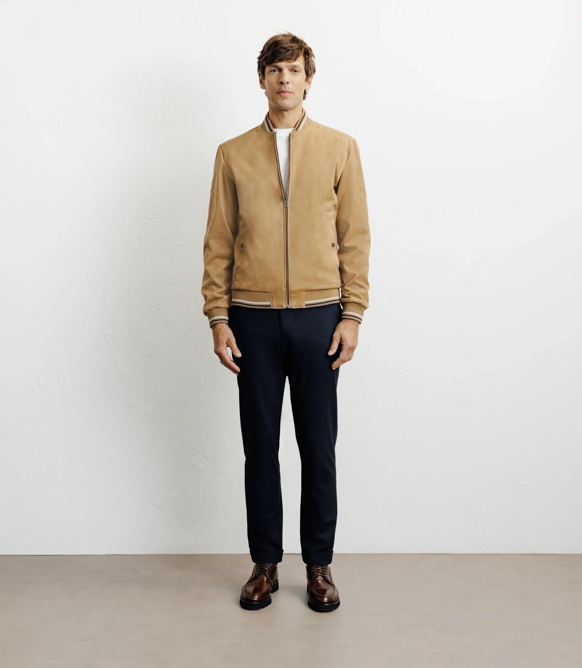 Blouson col teddy camel – Image 3