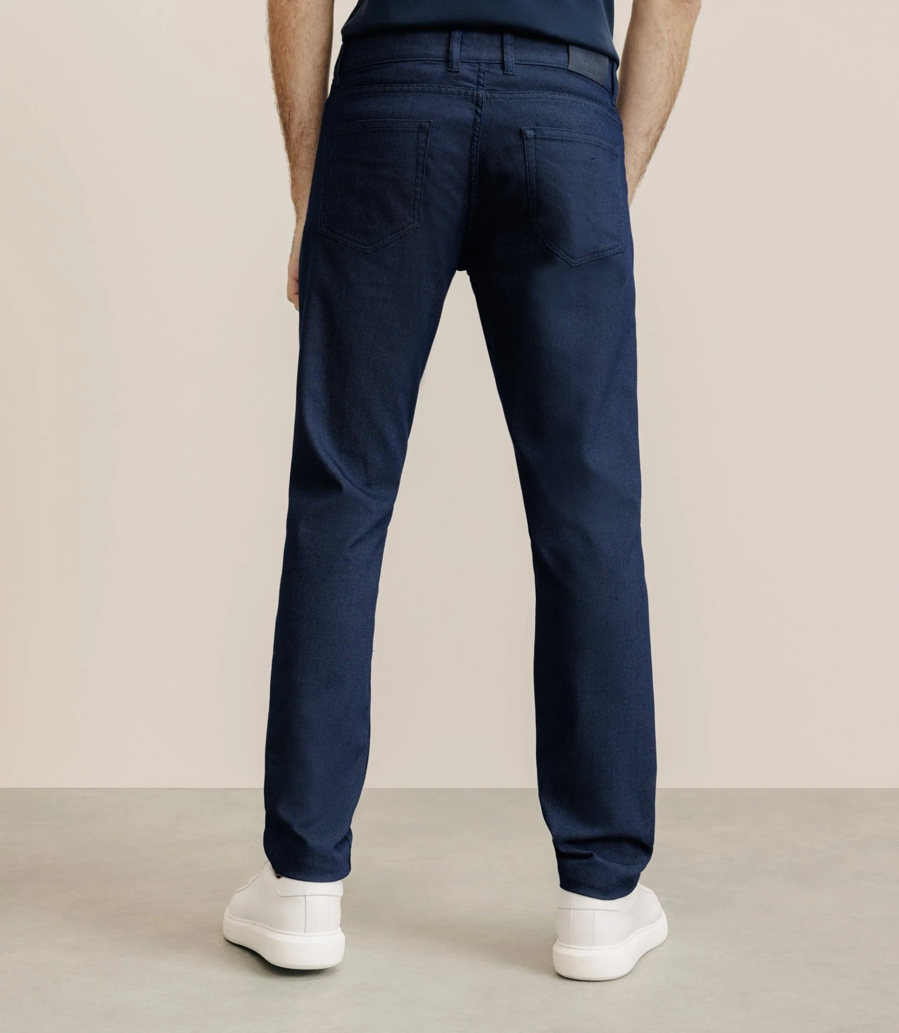 Pantalon armuré slim marine – Image 4
