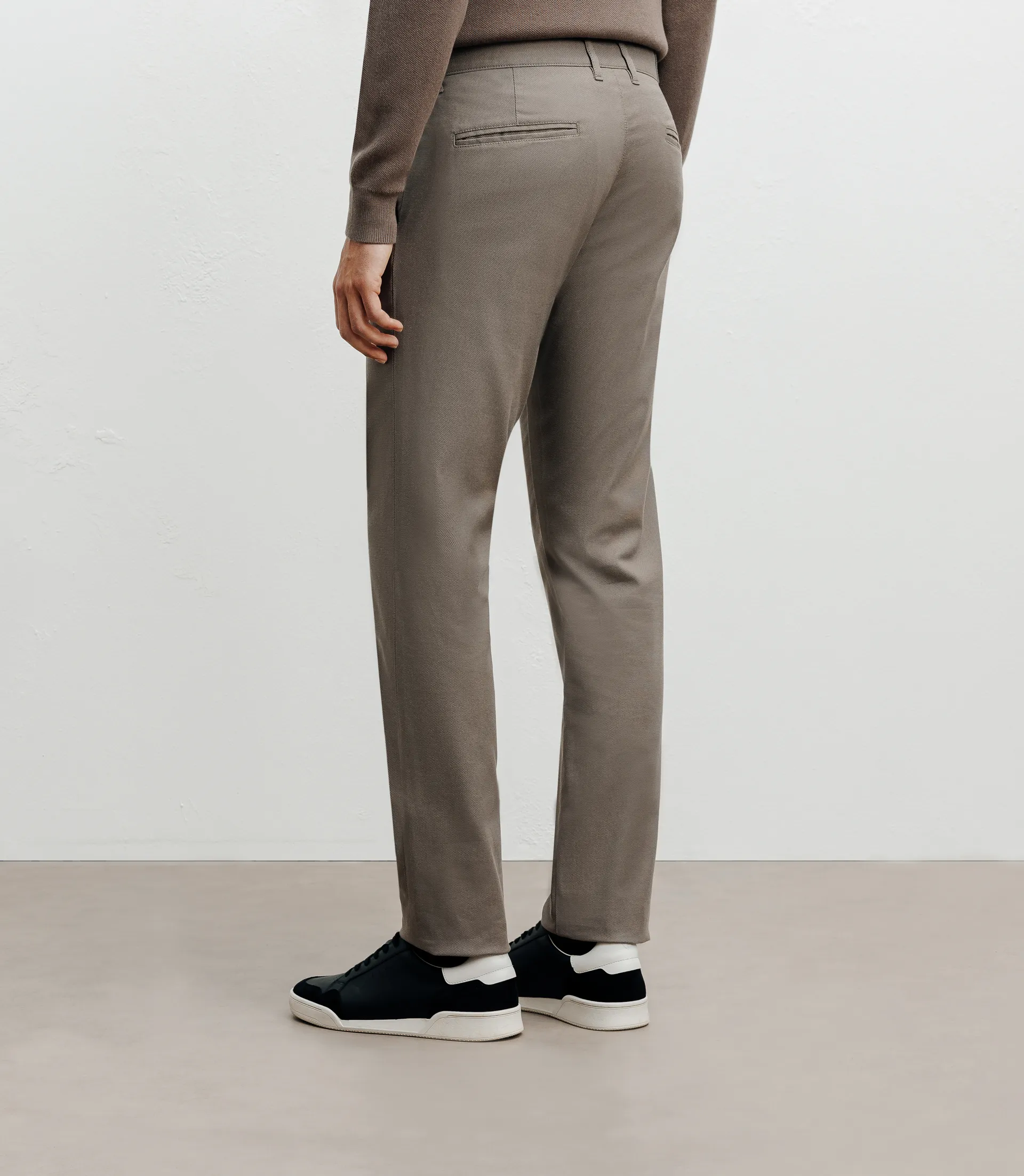 Pantalon armuré slim taupe – Image 4