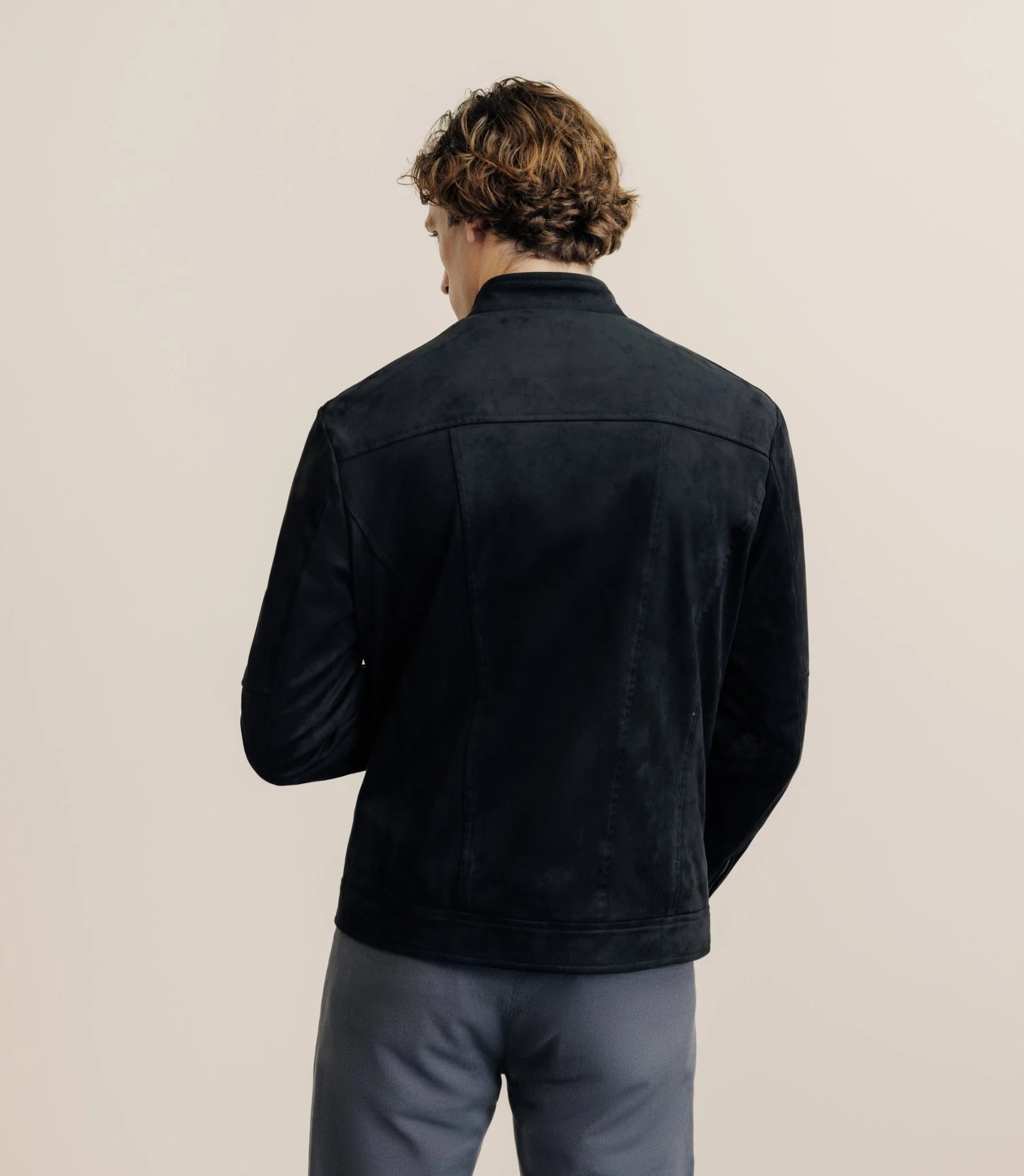 Blouson en suédine noir – Image 5