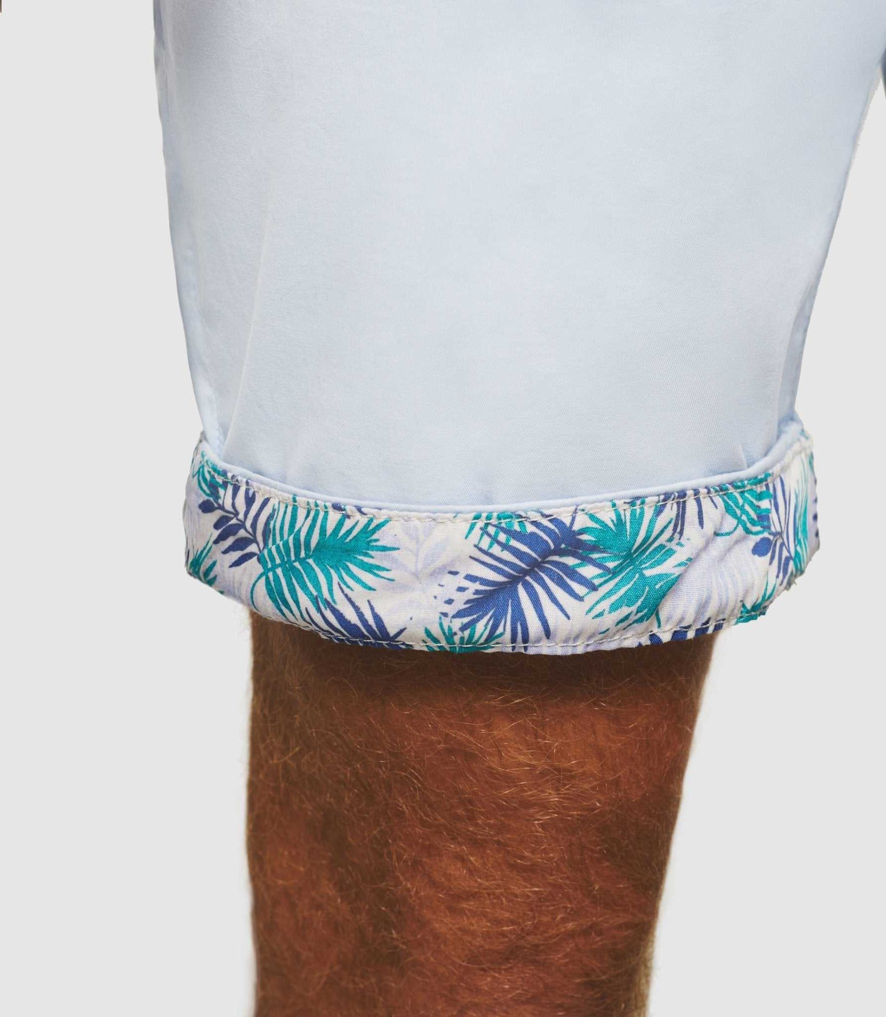 Bermuda fantaisie bleu ciel "Slowly" – Image 2