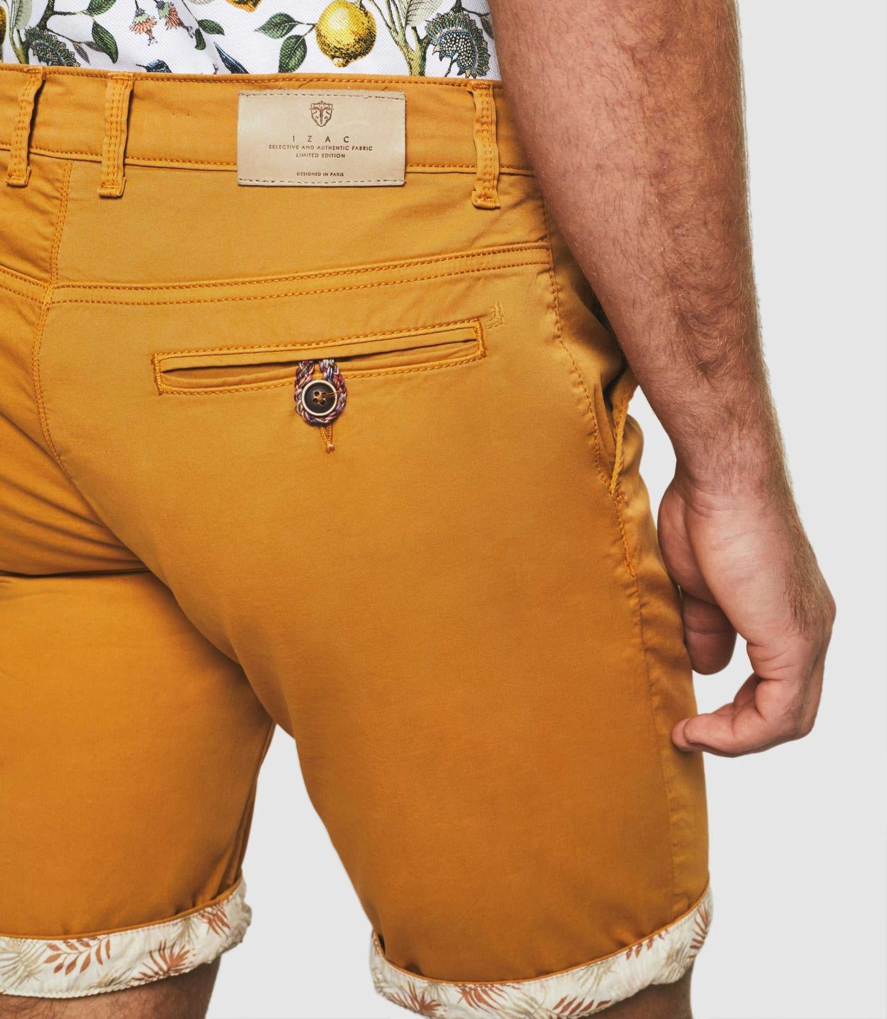 Bermuda fantaisie camel "Slowly" – Image 4