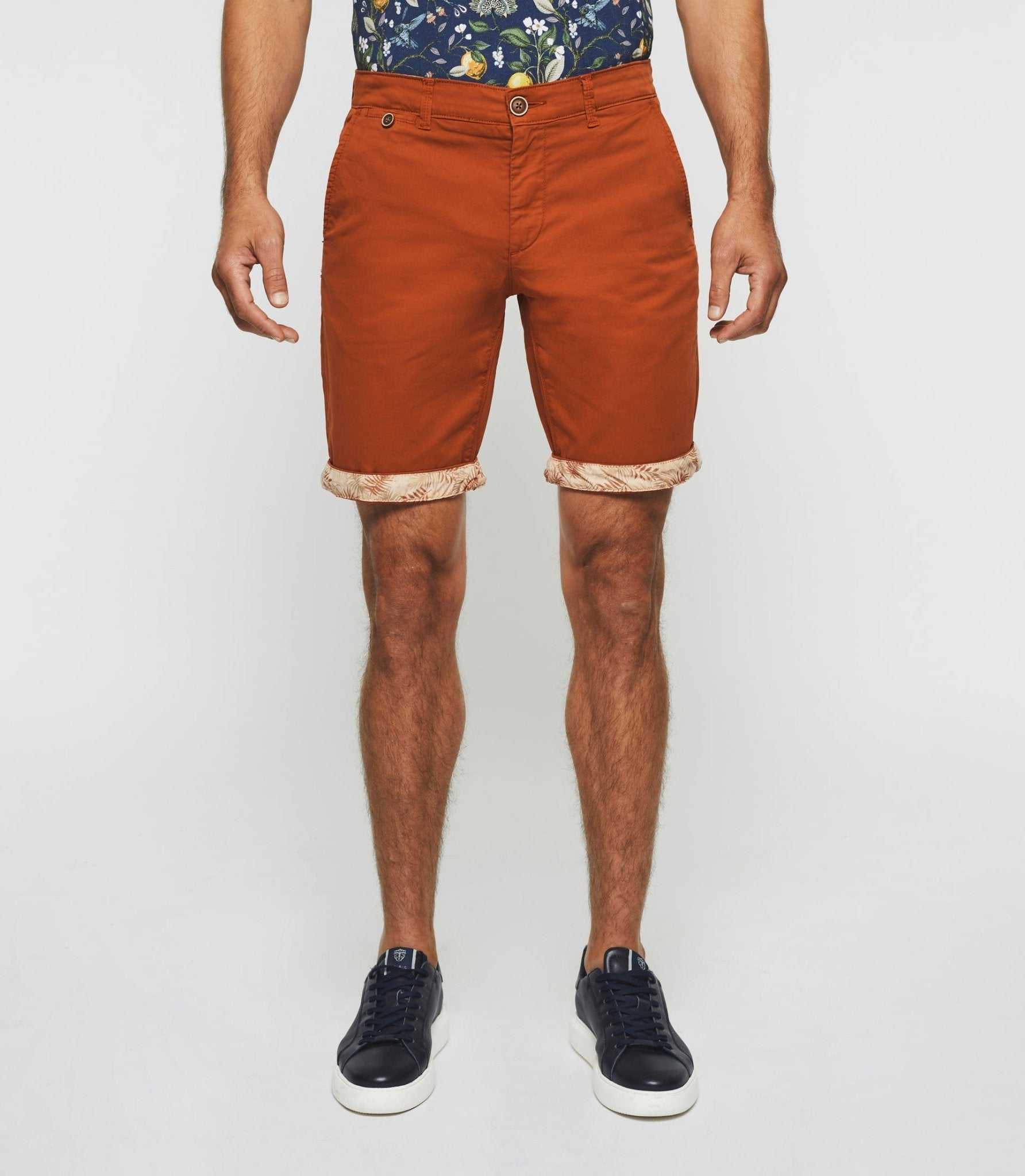 Bermuda fantaisie orange "Slowly"