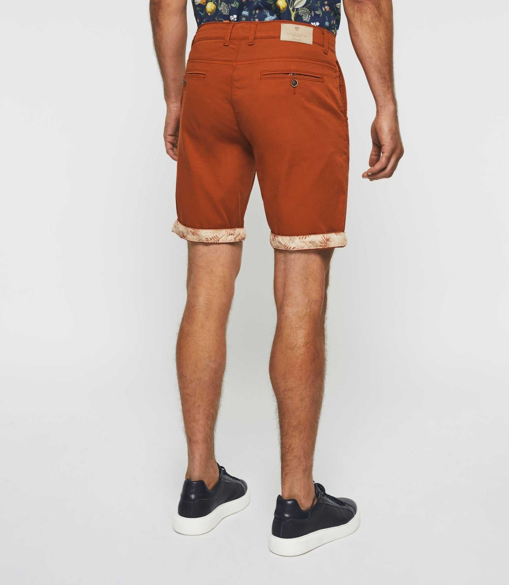 Bermuda fantaisie orange "Slowly" – Image 5