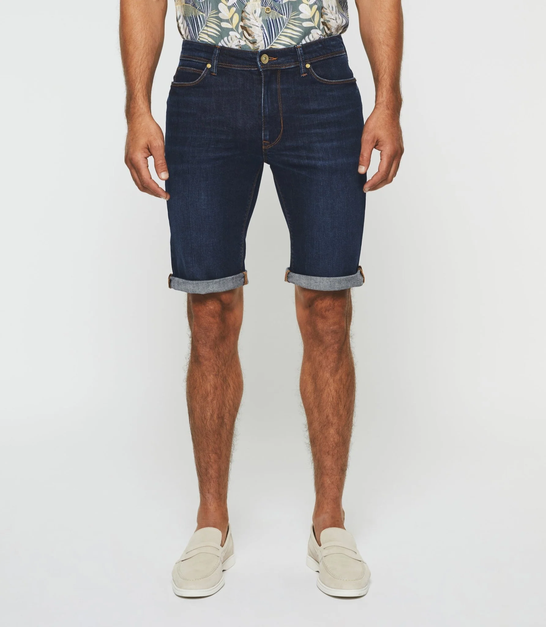 Bermuda denim bleu foncé STARTOUT – Image 5