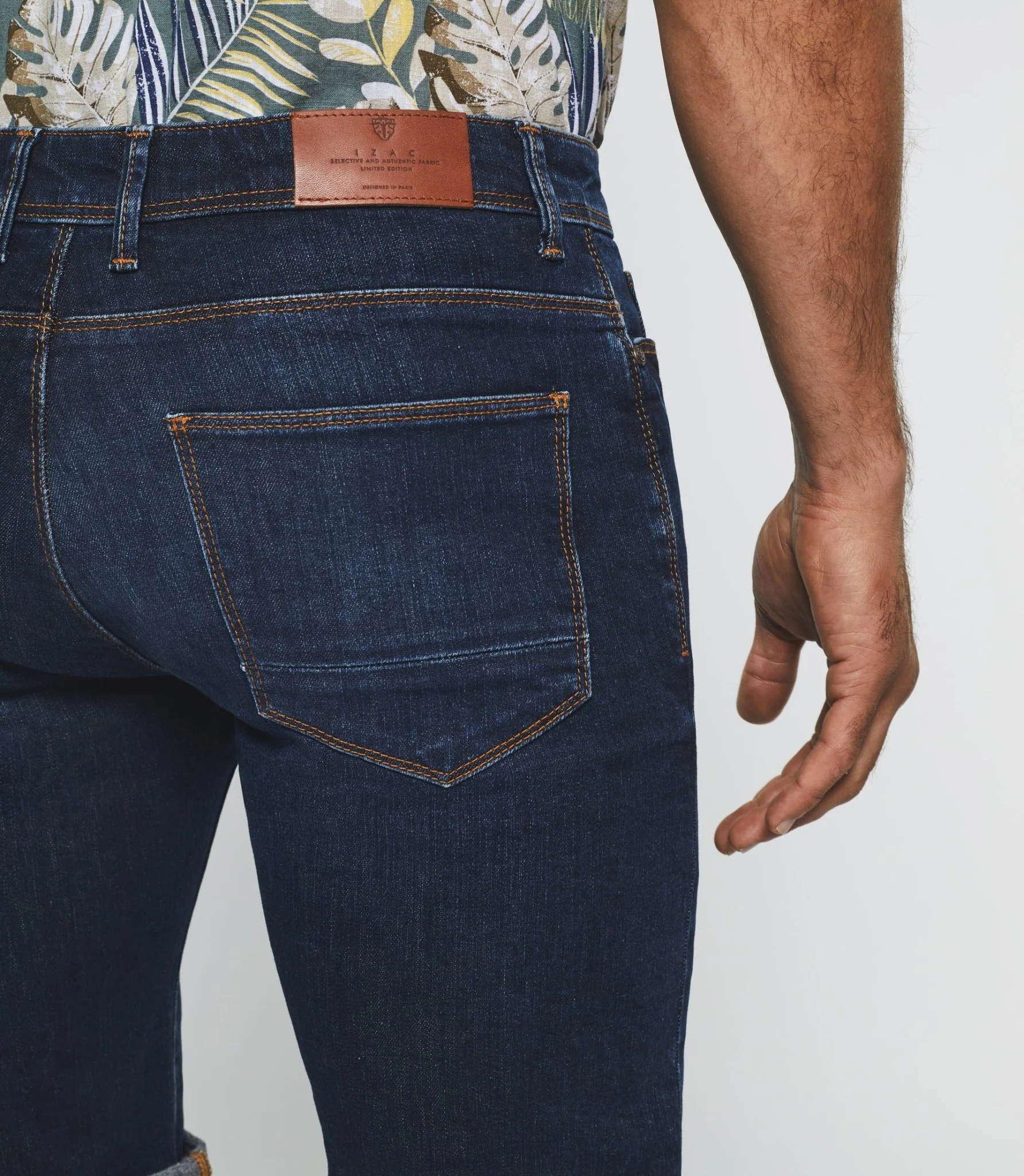 Bermuda hydroless denim bleu foncé "Start" – Image 4