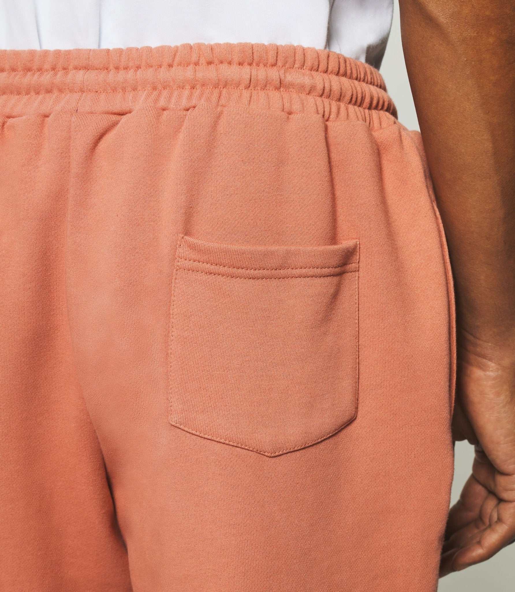 Bermuda en molleton uni rose SWSAM – Image 4