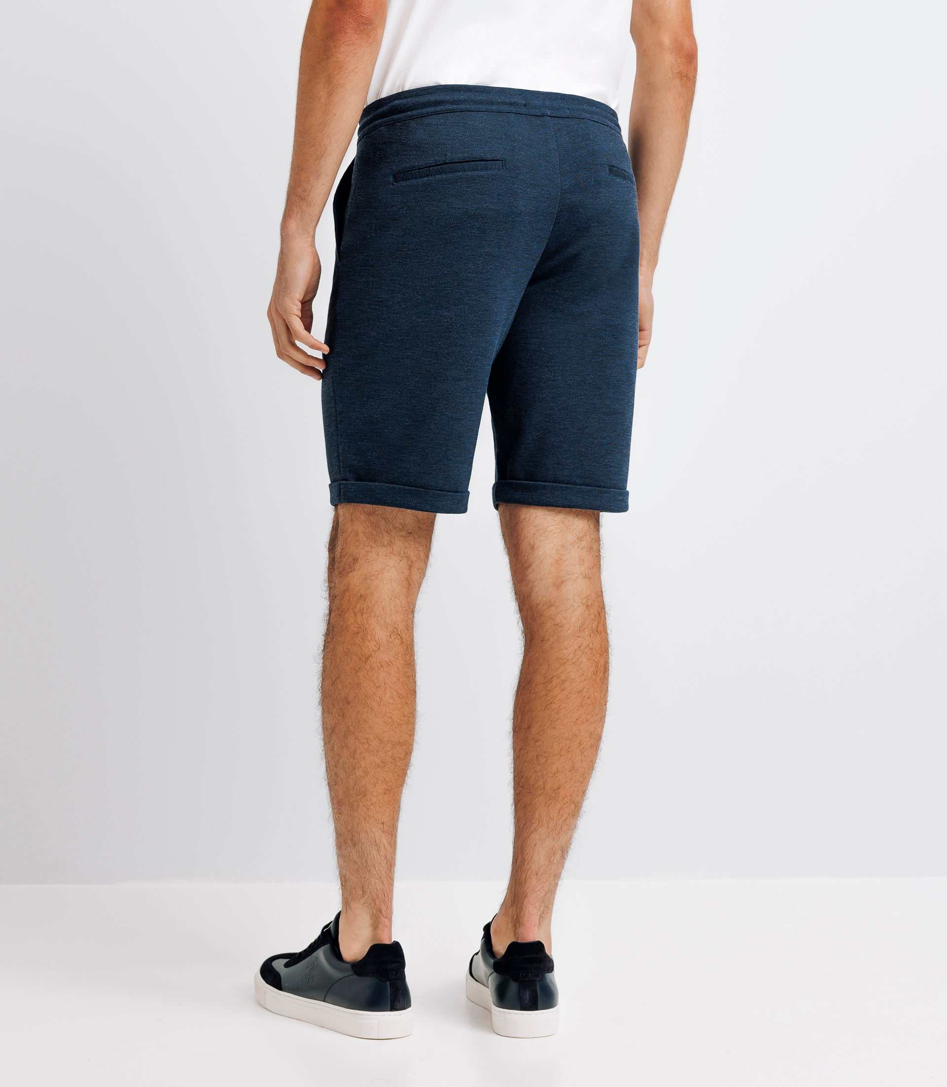 Bermuda en maille marine – Image 2