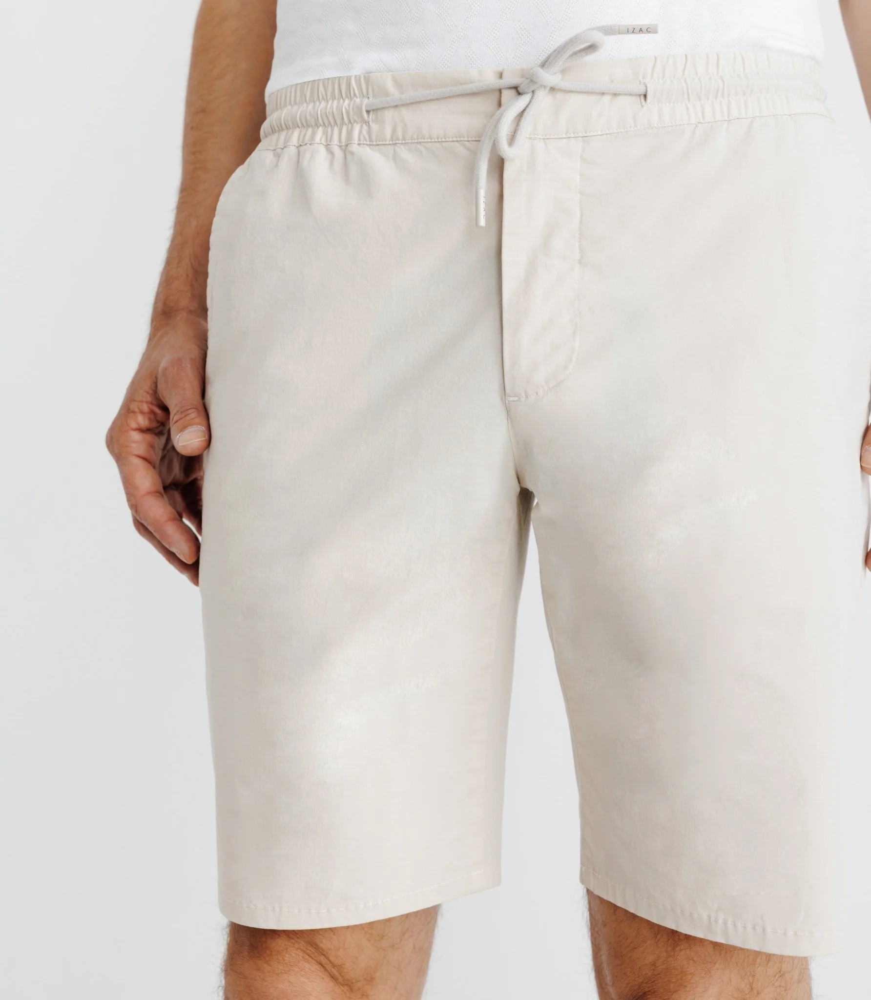 Bermuda en coton mastic – Image 2