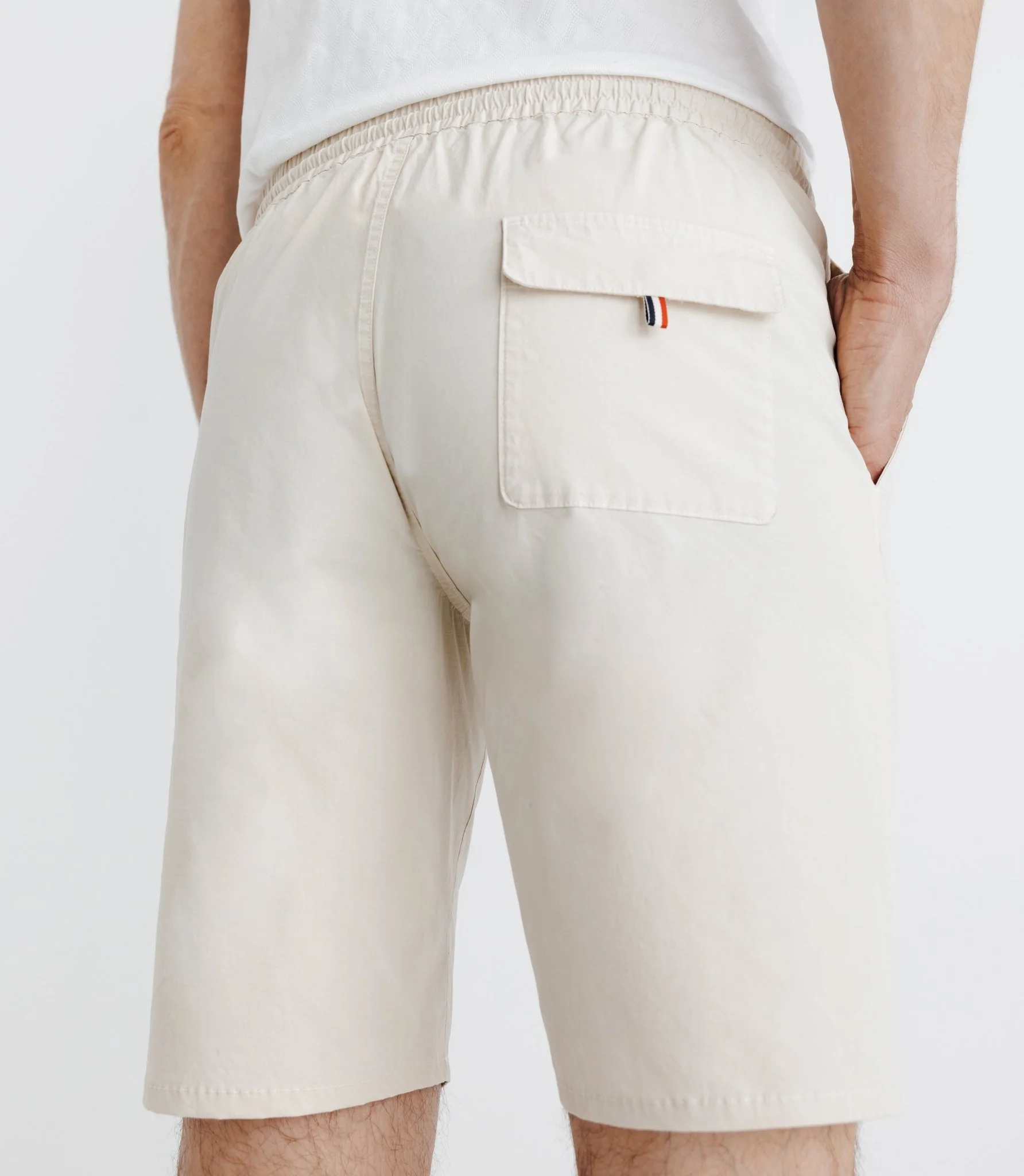 Bermuda en coton mastic – Image 4