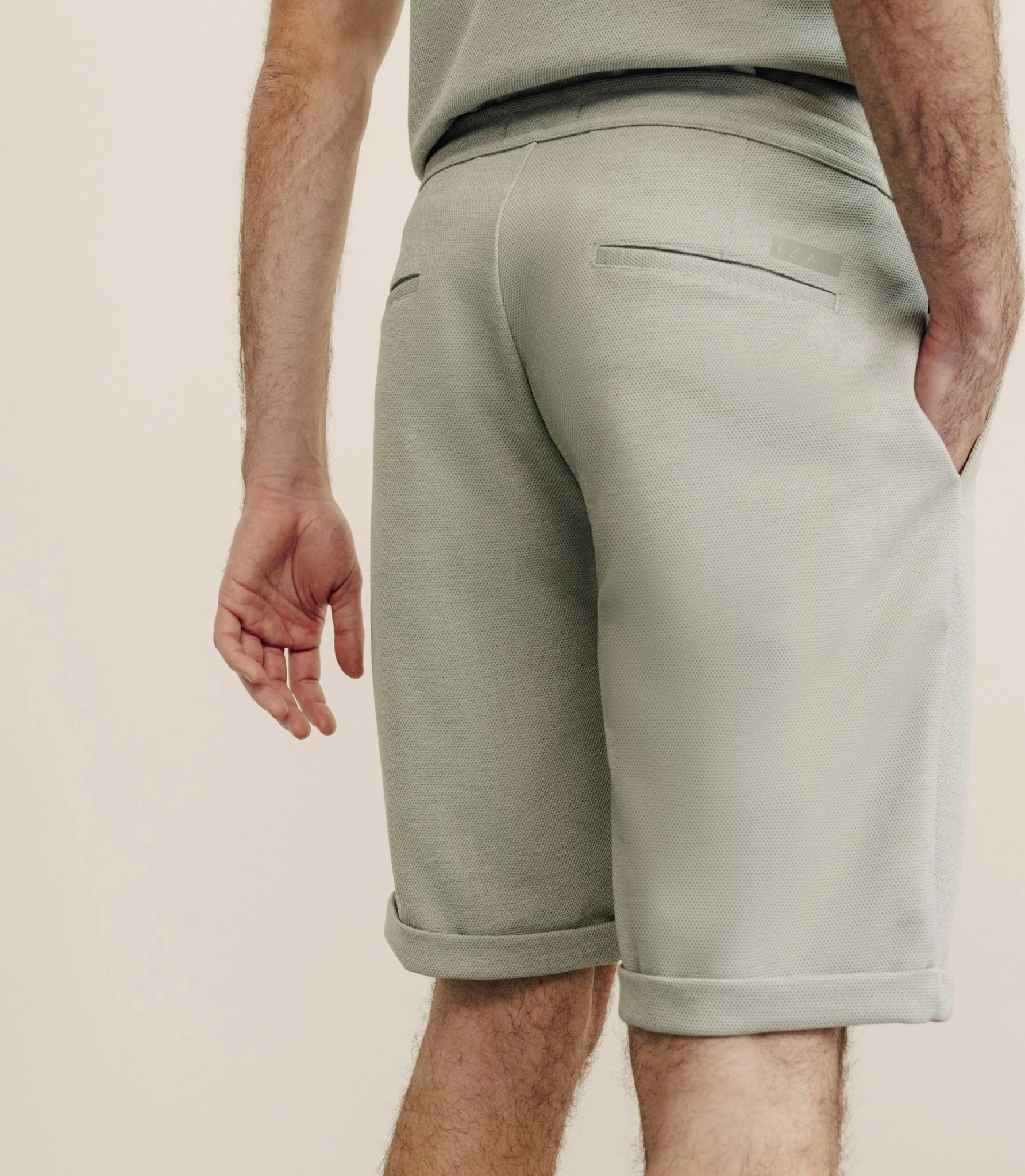 Bermuda avec cordon kaki – Image 4