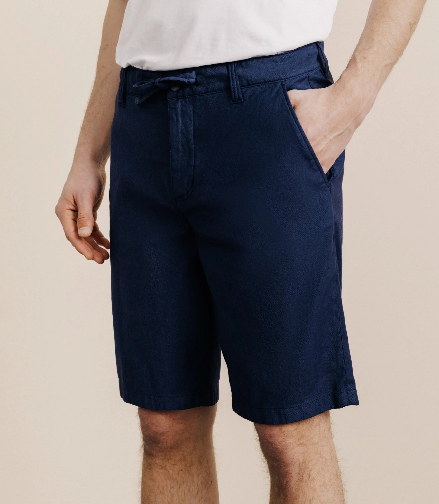 Bermuda avec cordon marine – Image 2