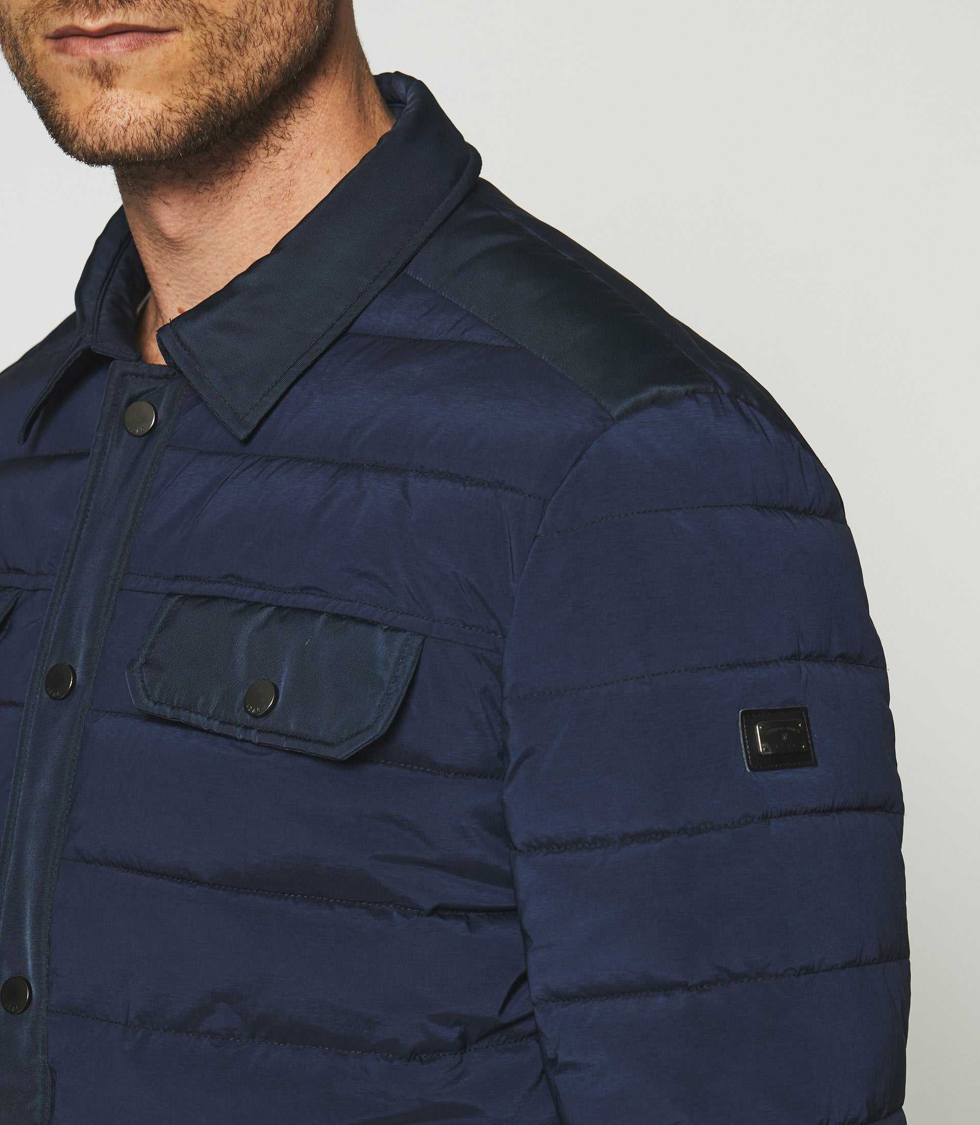 Blouson matelassé marine ROX – Image 3