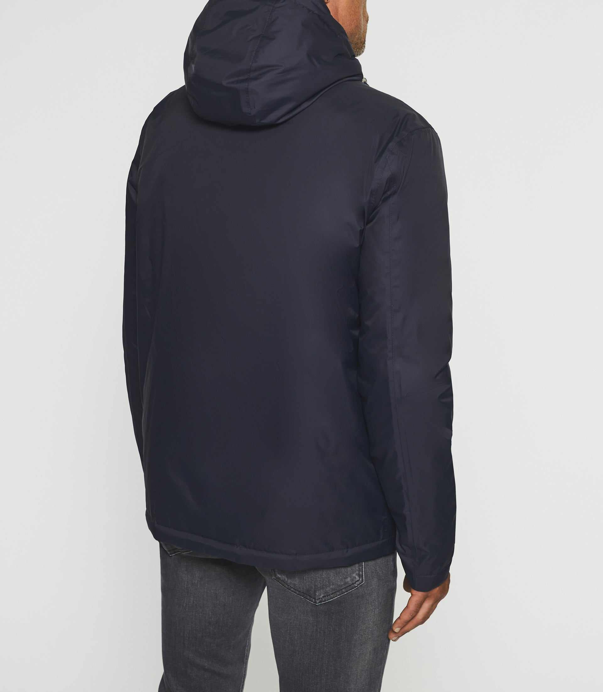Blouson matelassé réversible marine et gris MORENO – Image 4