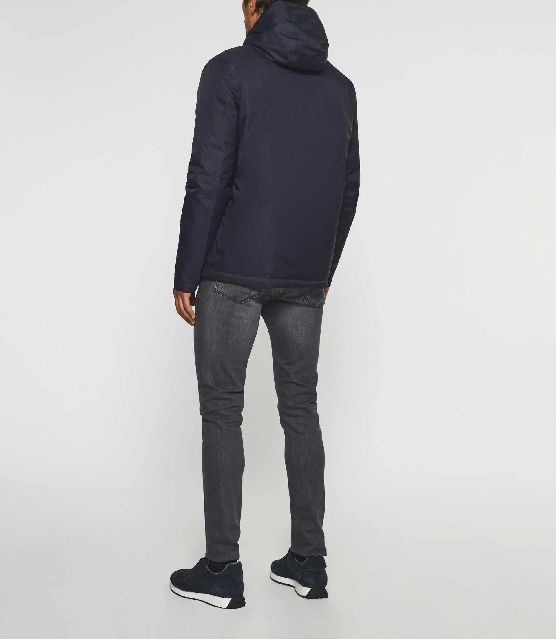Blouson matelassé réversible marine et gris MORENO – Image 5