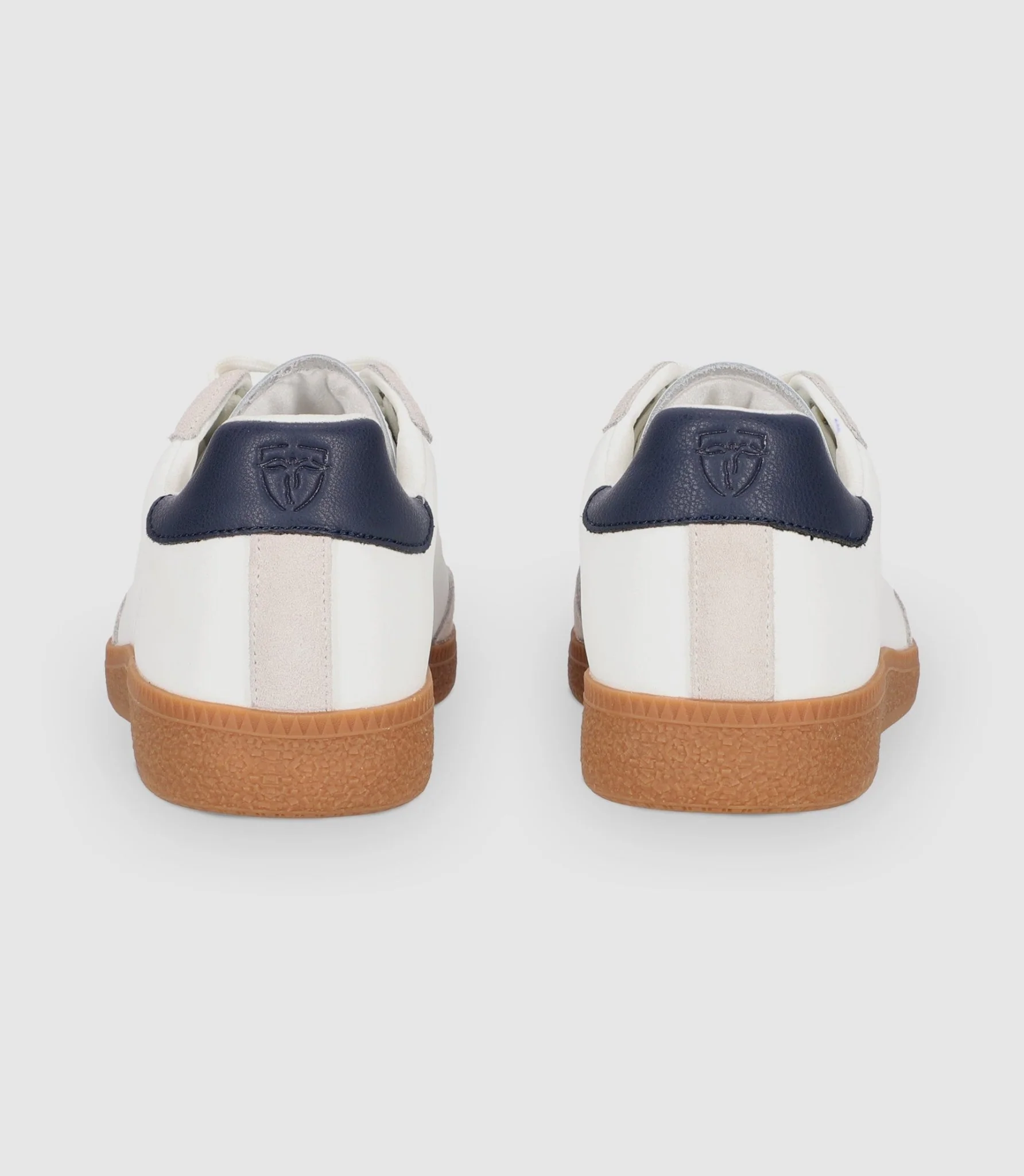 Chaussures sneakers en cuir avec logo blanches – Image 5