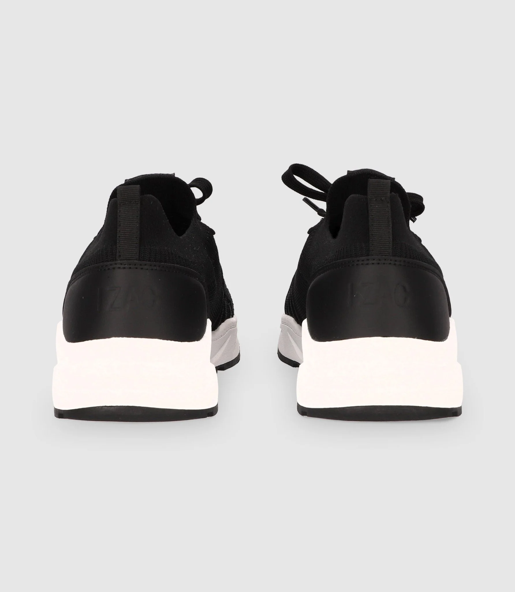 Chaussures sneakers en maille noires – Image 4