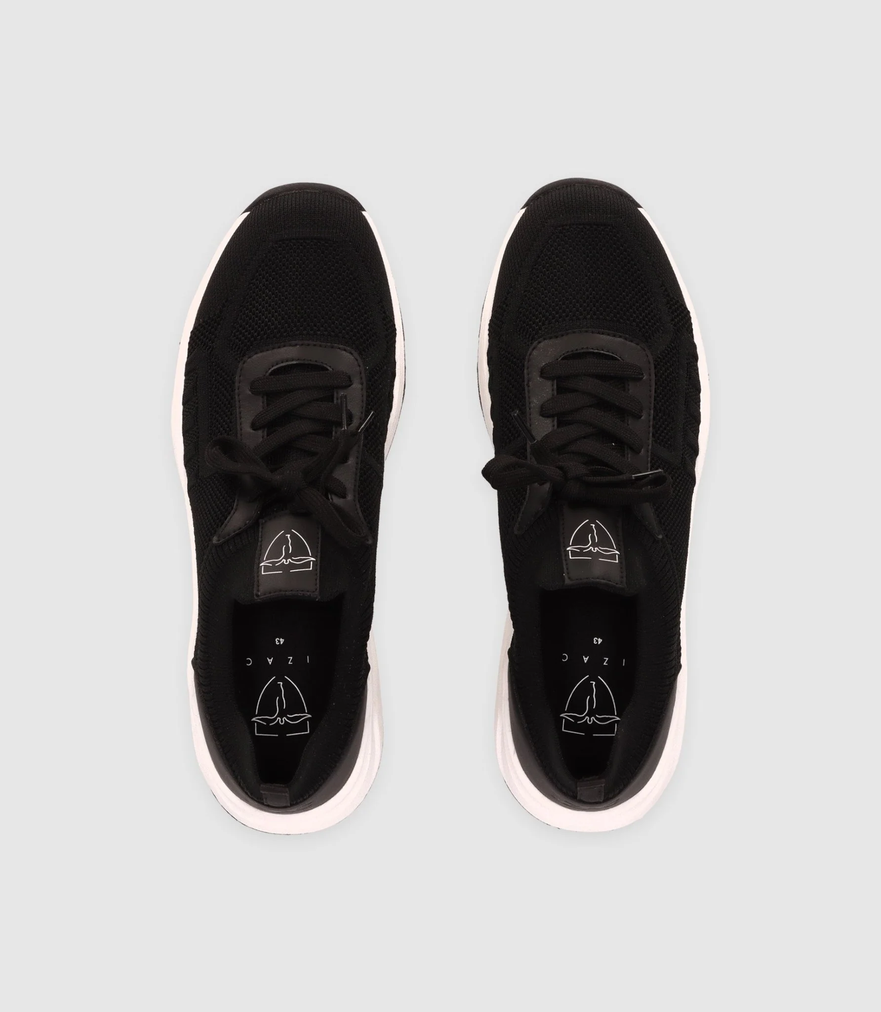 Chaussures sneakers en maille noires – Image 6