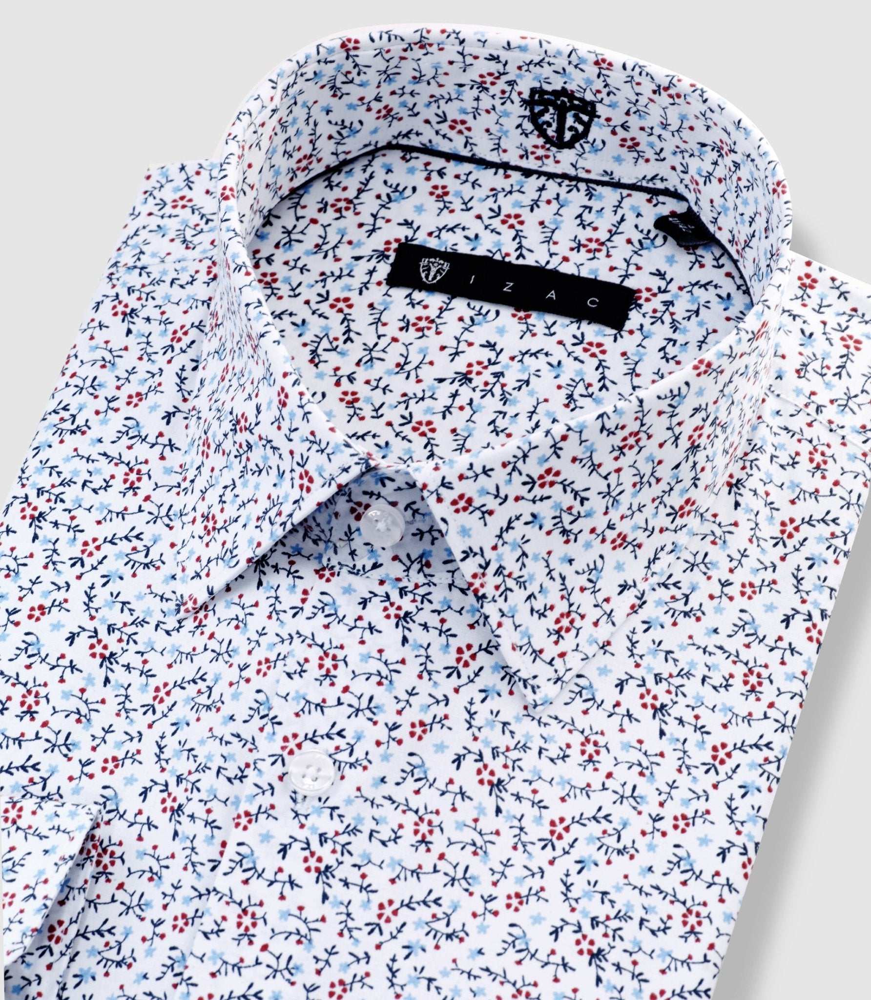 Chemise à imprimé floral blanc "Darylout" – Image 2