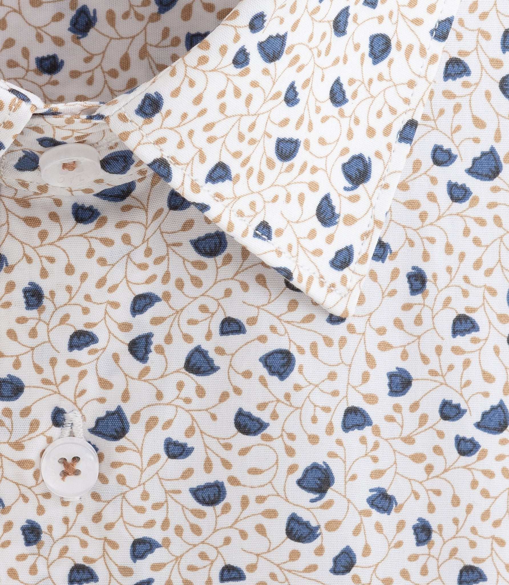 Chemise à imprimé floral jaune "Delta" – Image 4