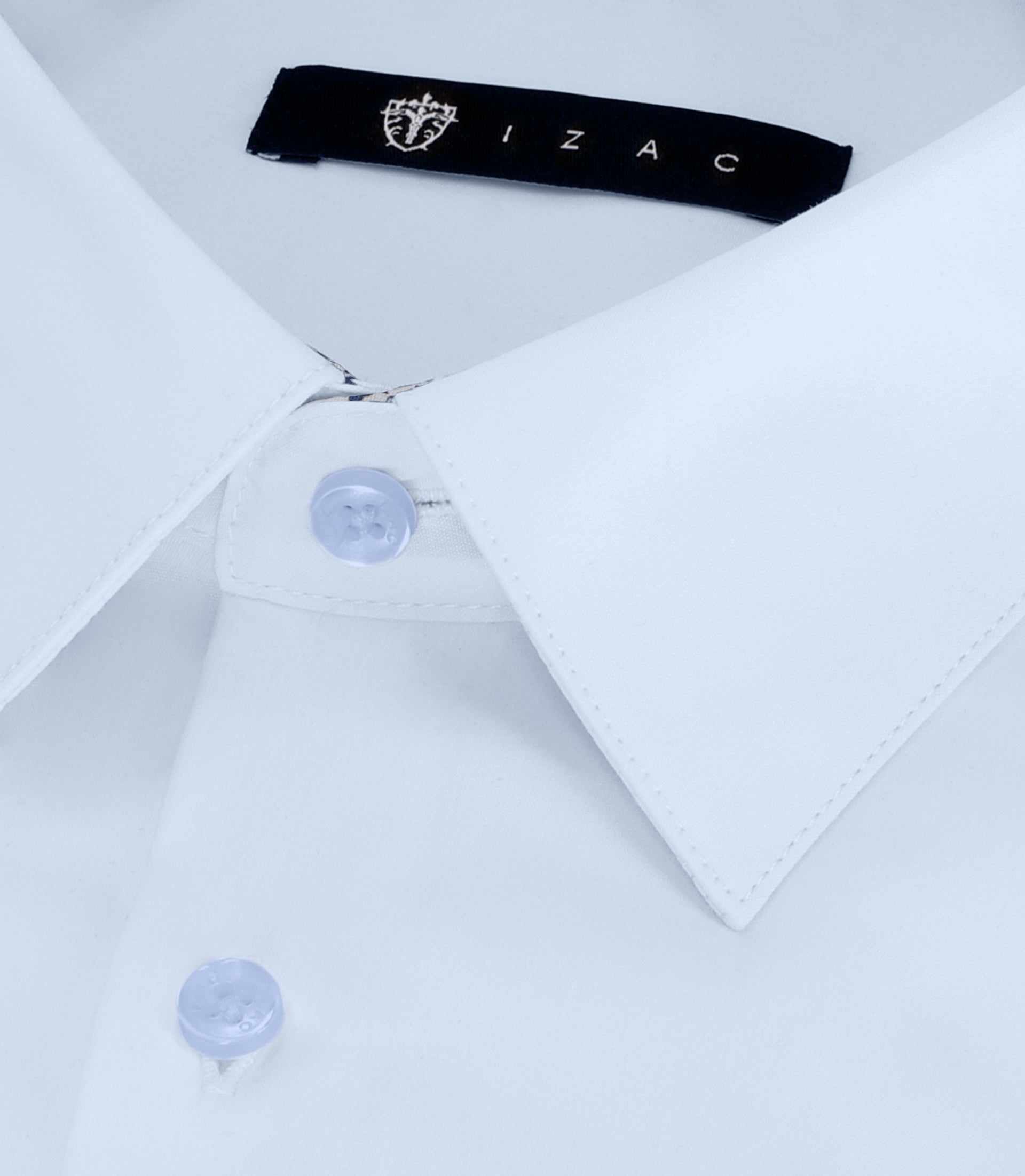 Chemise à imprimé fantaisie bleu ciel PAO – Image 2