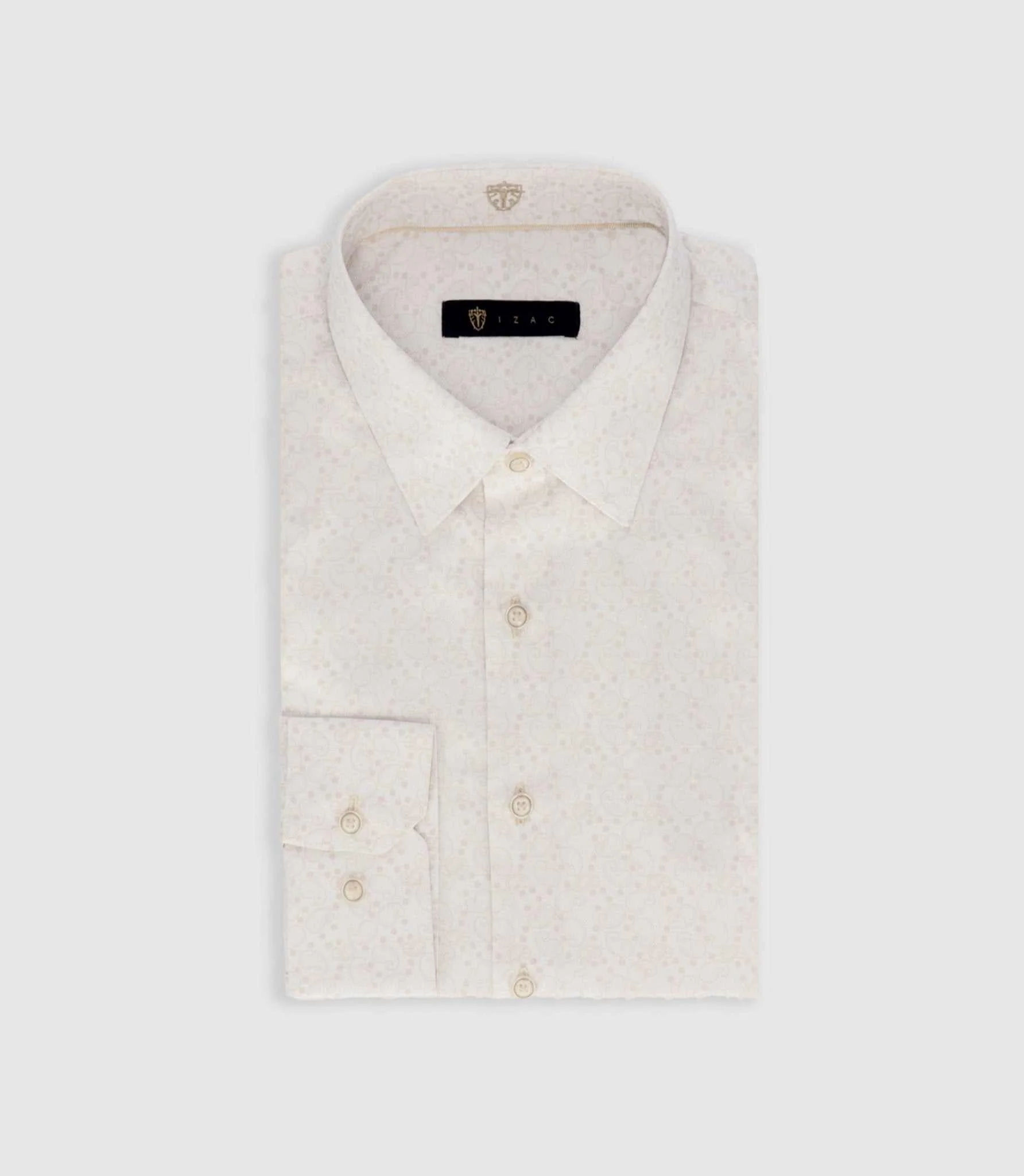 Chemise à imprimé beige PAQUITO – Image 3