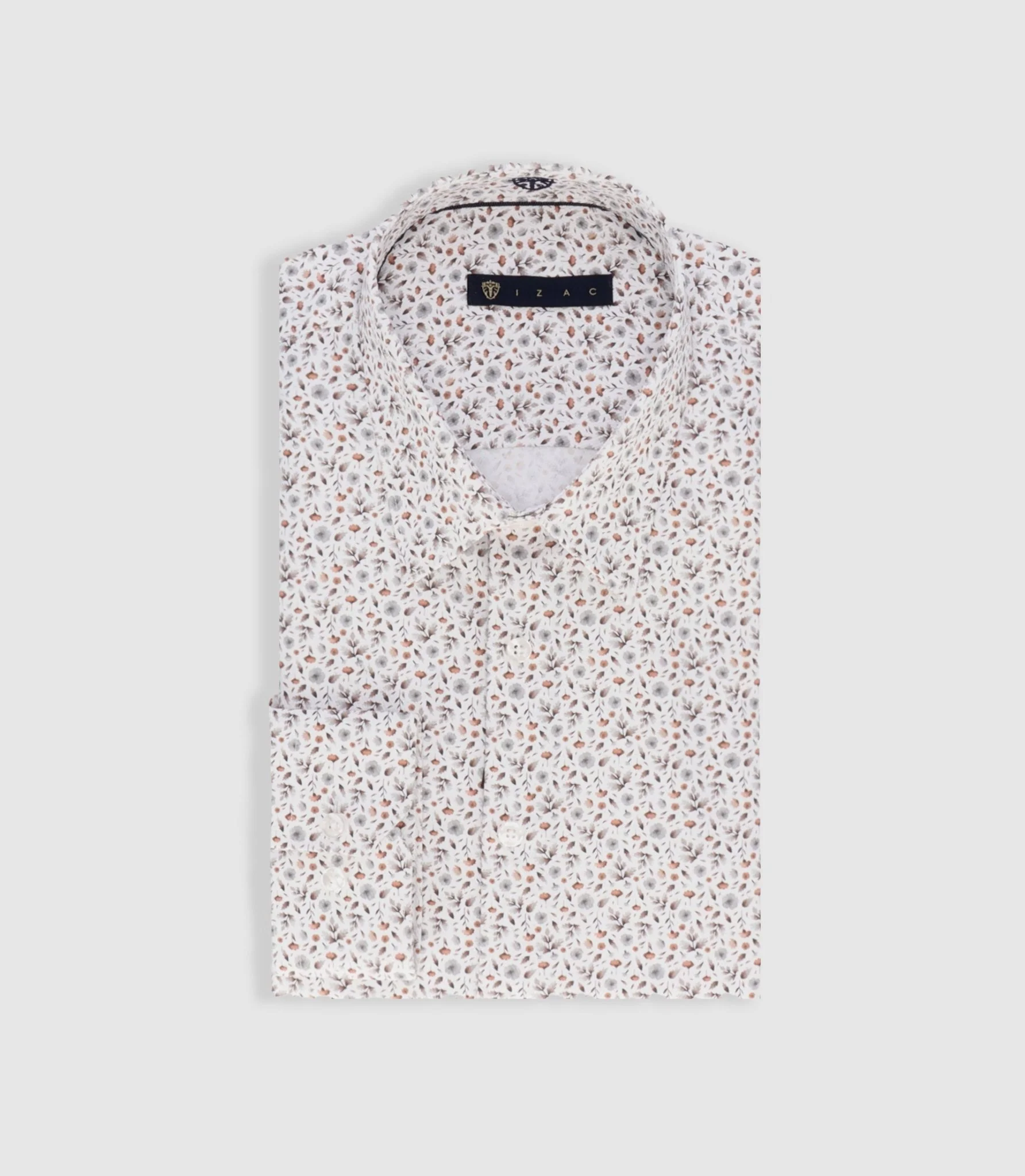 Chemise à imprimé floral blanc PEETER