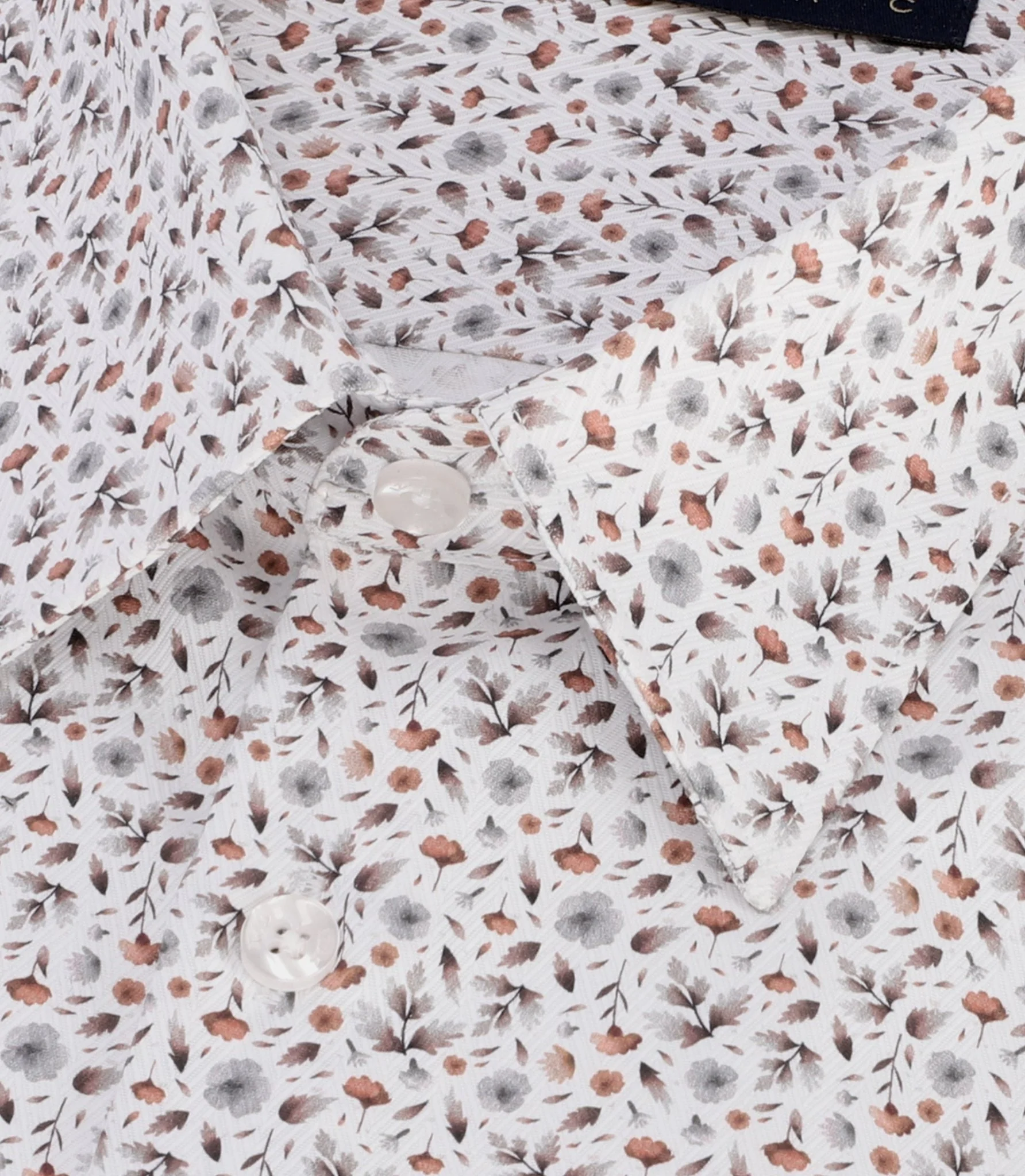 Chemise à imprimé floral blanc PEETER – Image 2