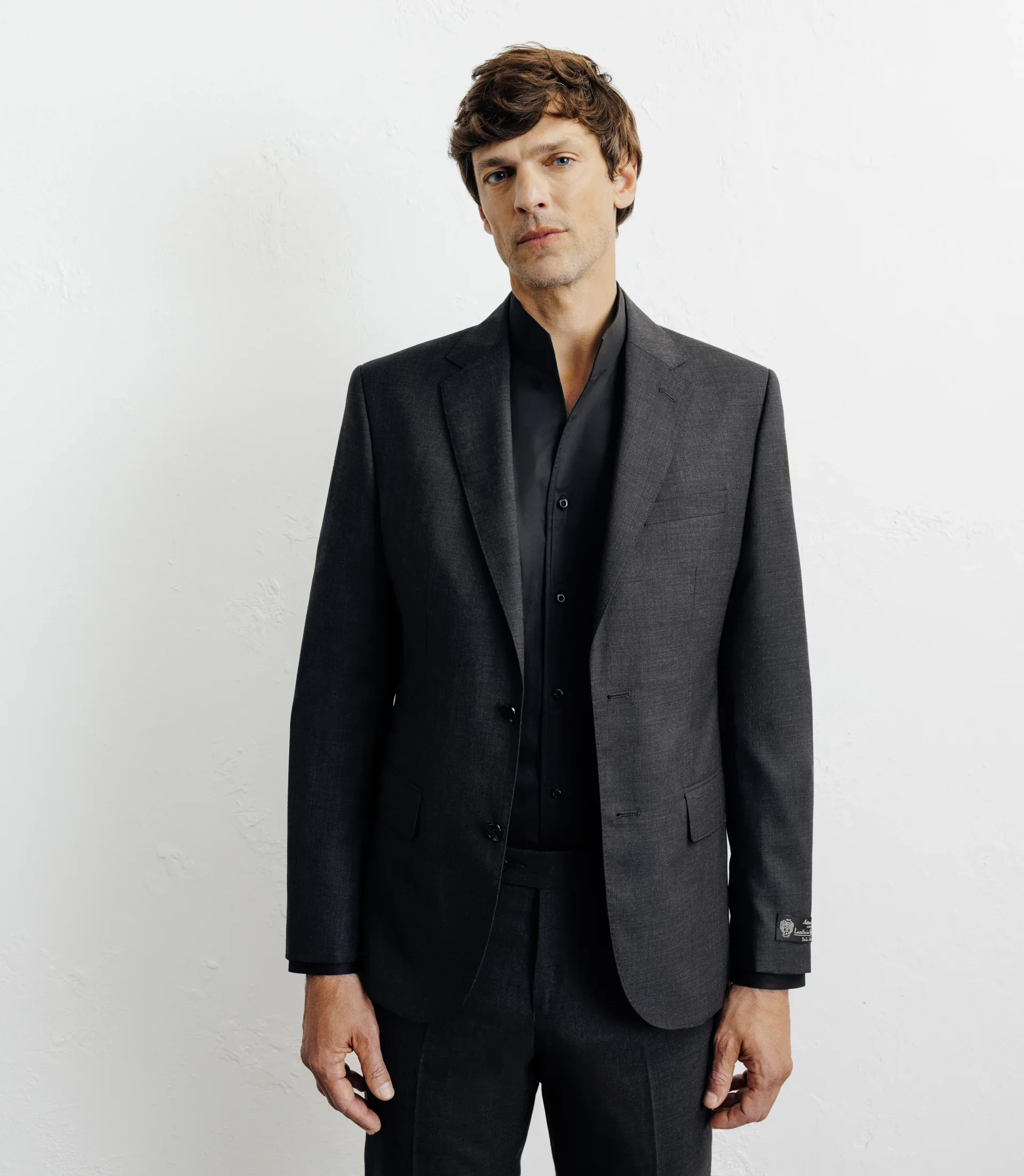 Costume 2 boutons anthracite