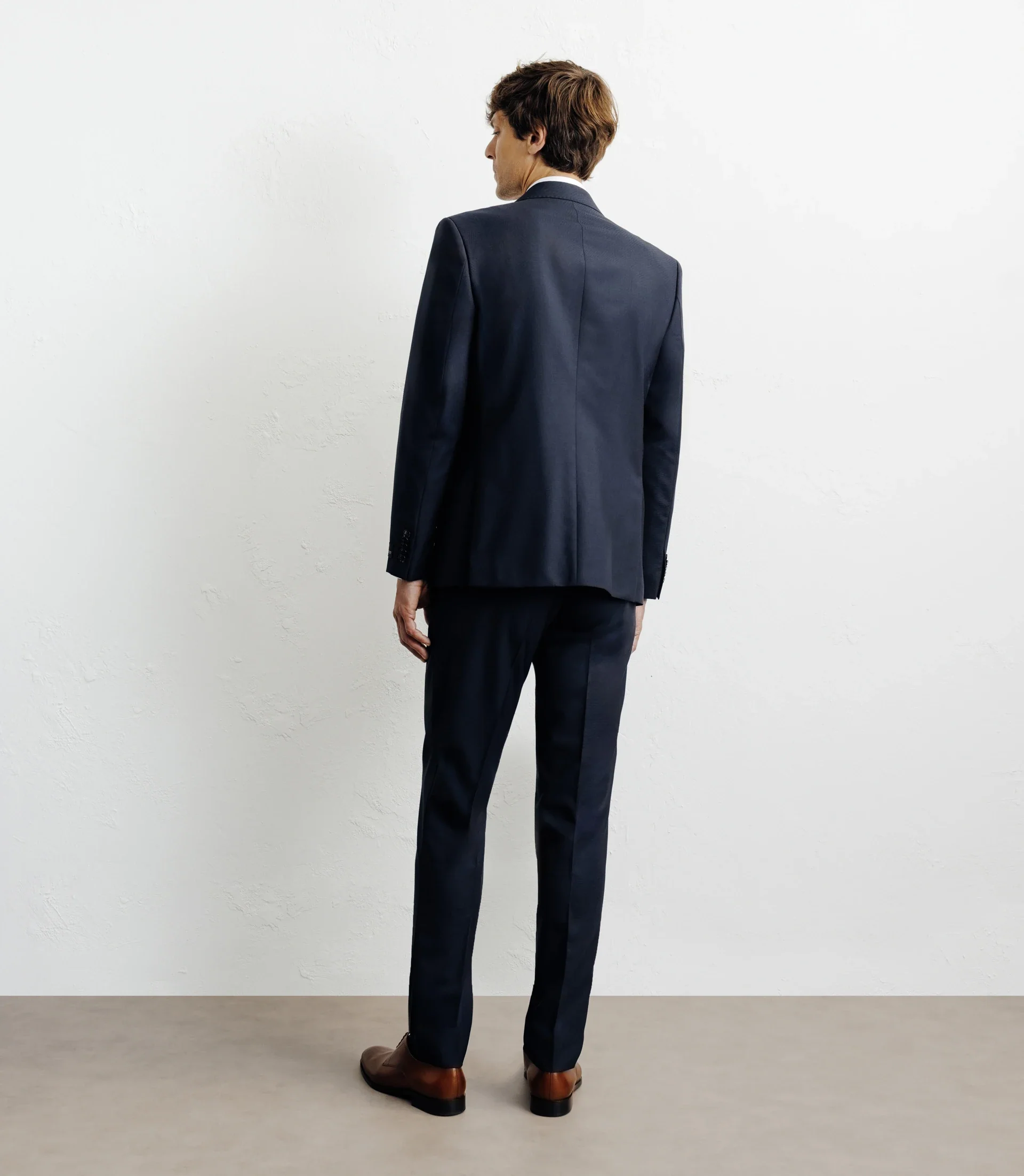 Costume 100% laine bleu marine – Image 3