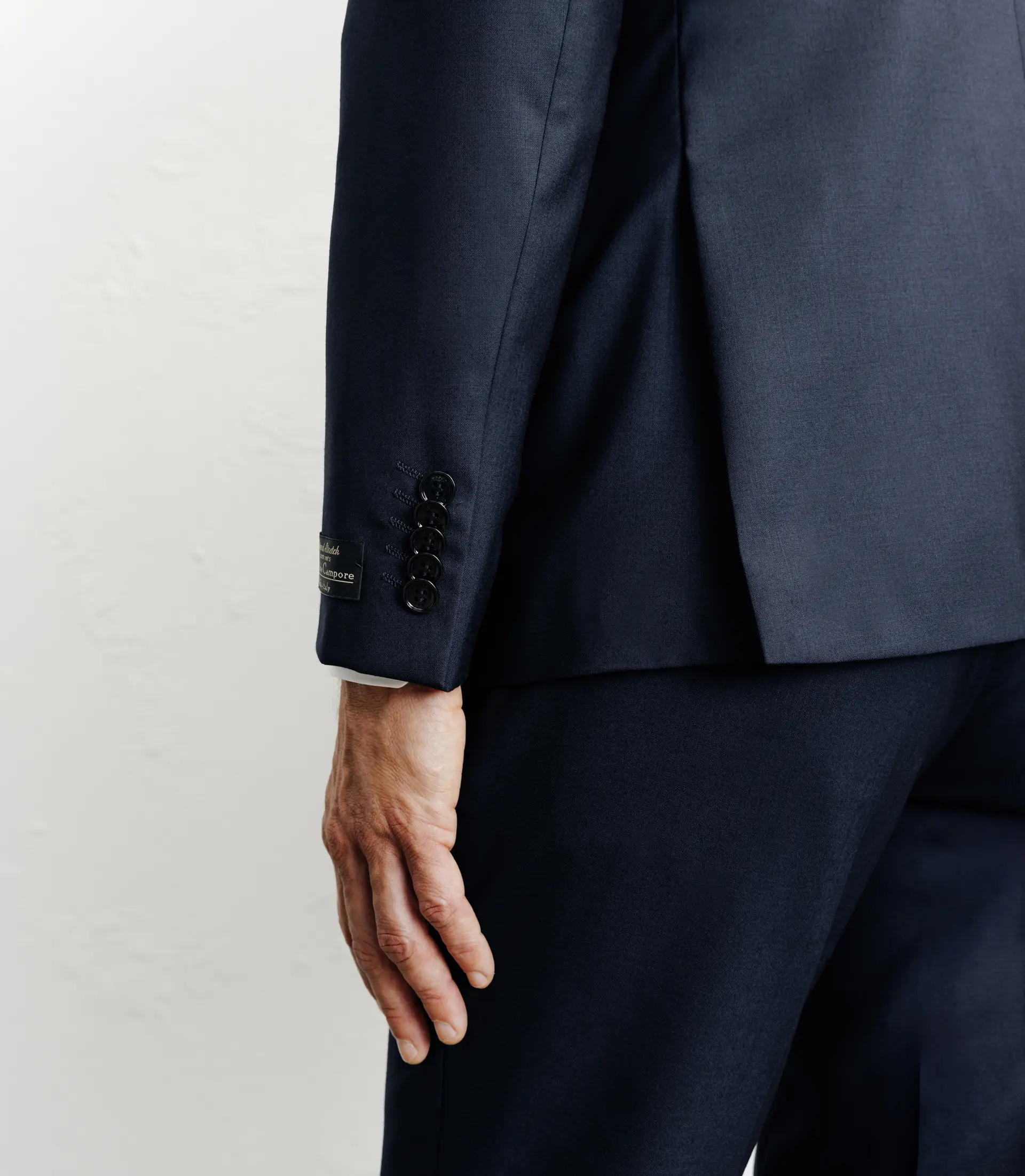 Costume 100% laine bleu marine – Image 4