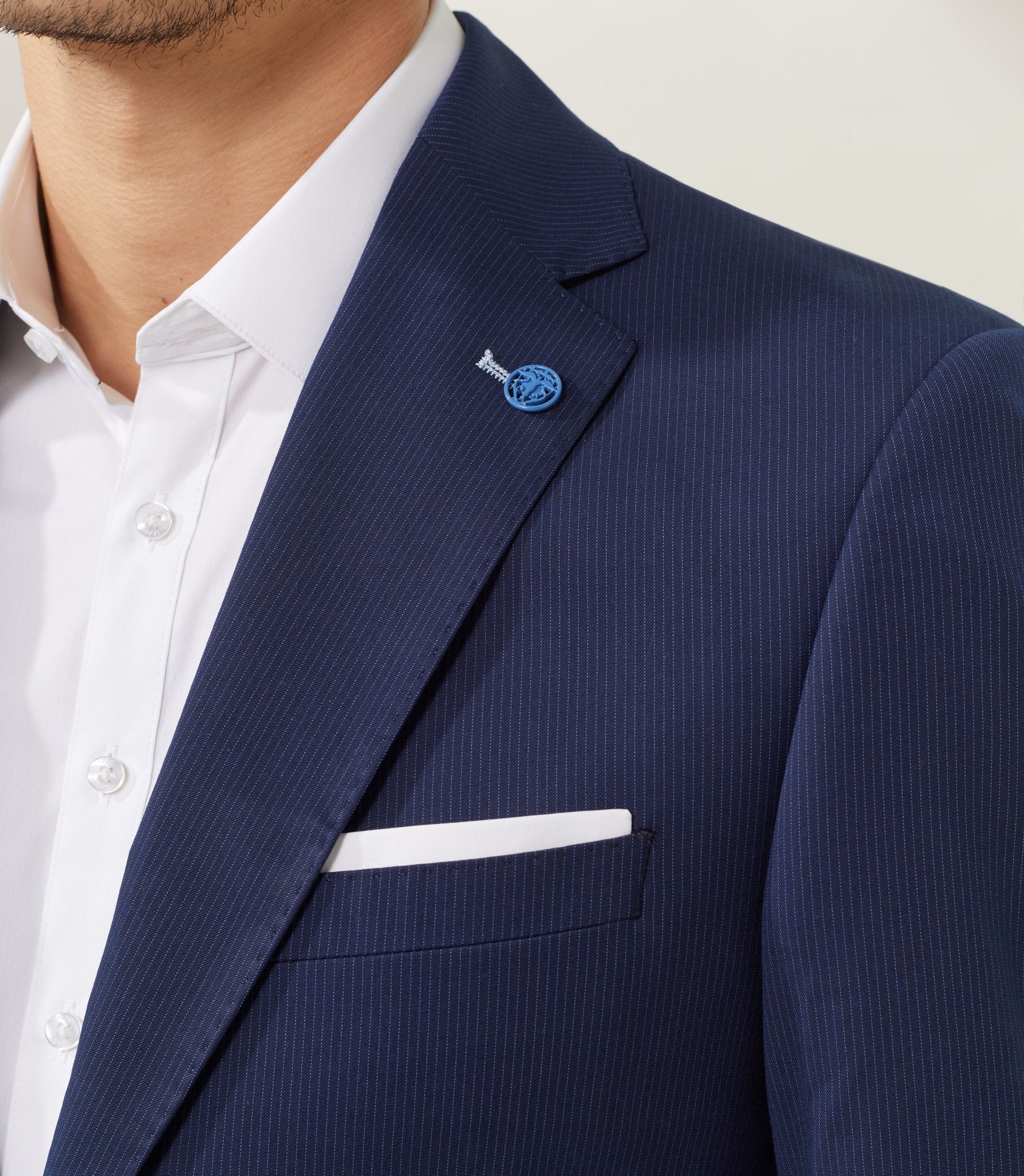 Costume 2 boutons bleu marine "Benali" – Image 3