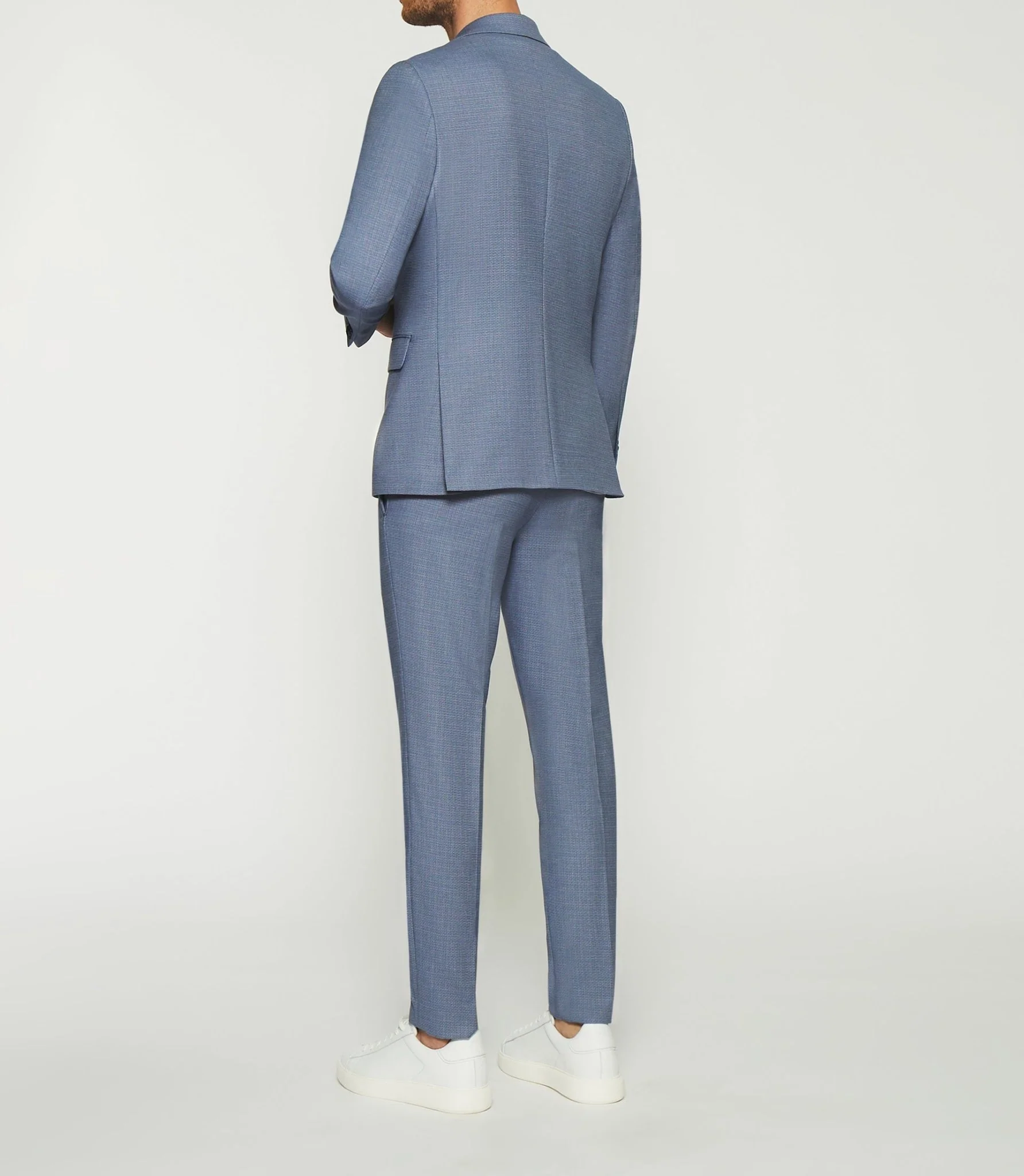 Costume 2 boutons bleu FAZIO – Image 4