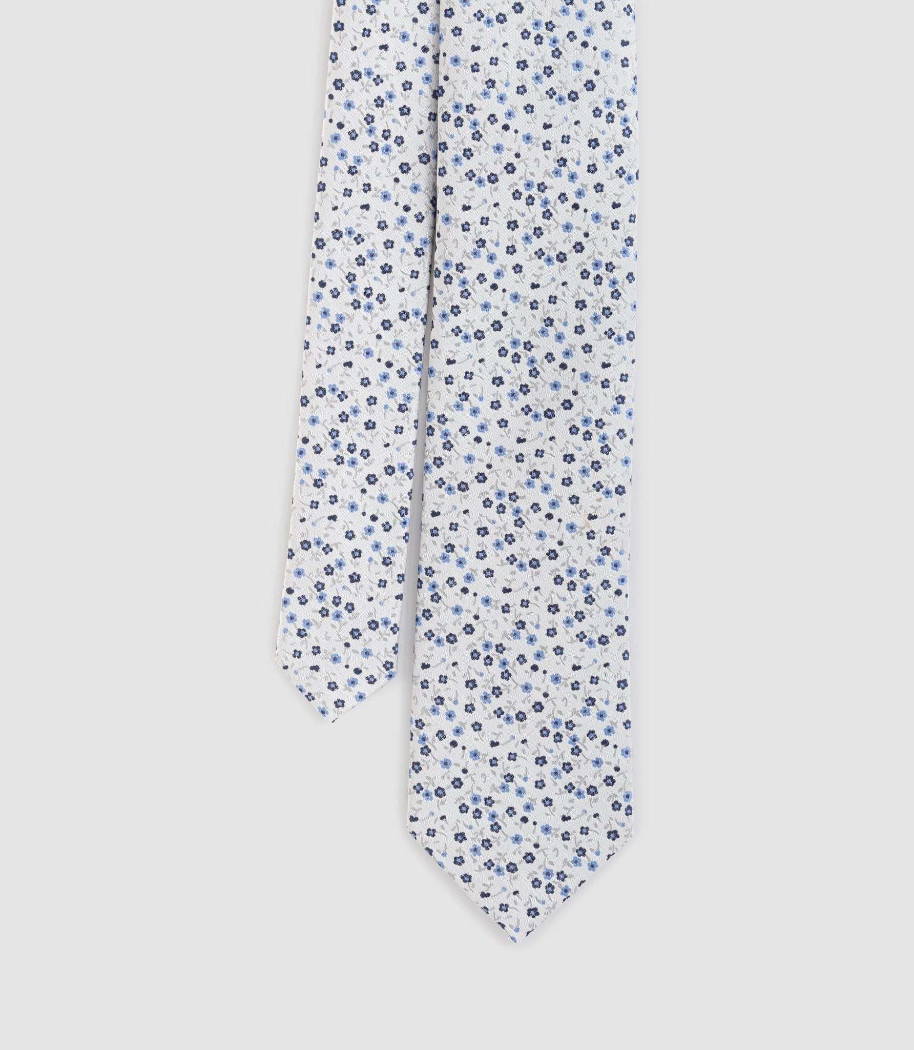 Cravate Classique 7cm bleuet "Caissy"