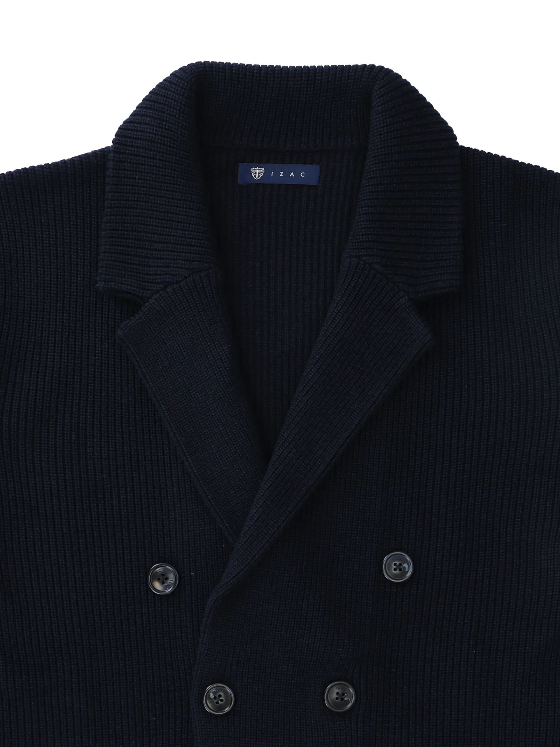 Gilet maille marine – Image 2