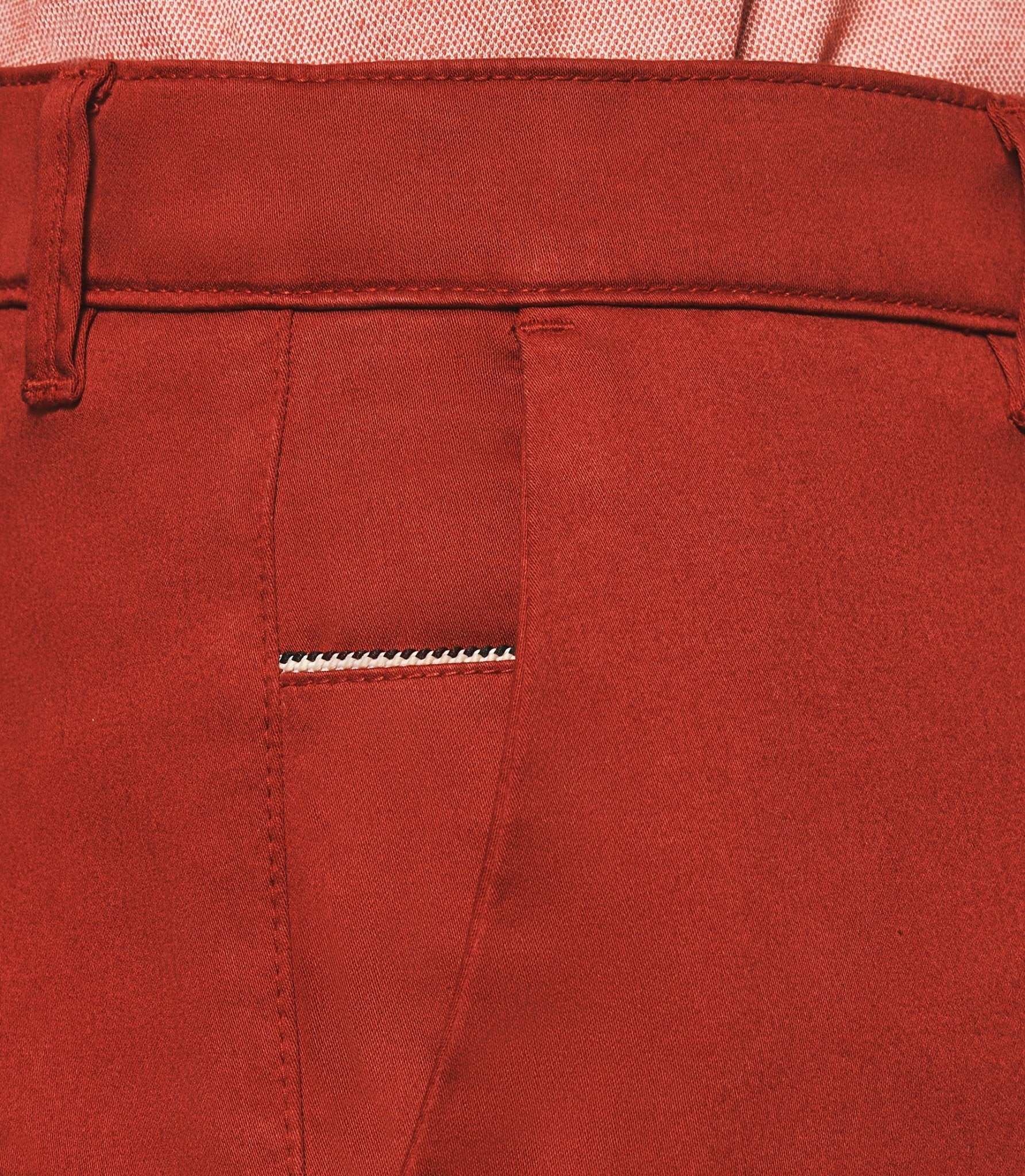 Pantalon chino slim rouge PANAMA – Image 4