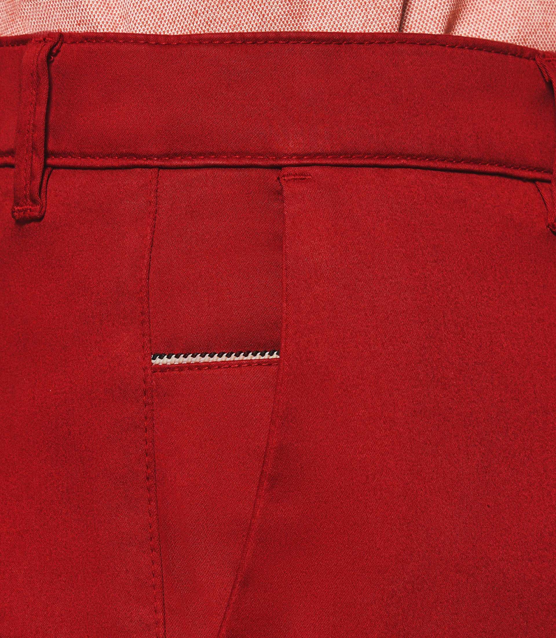 Chino satin rouge – Image 4