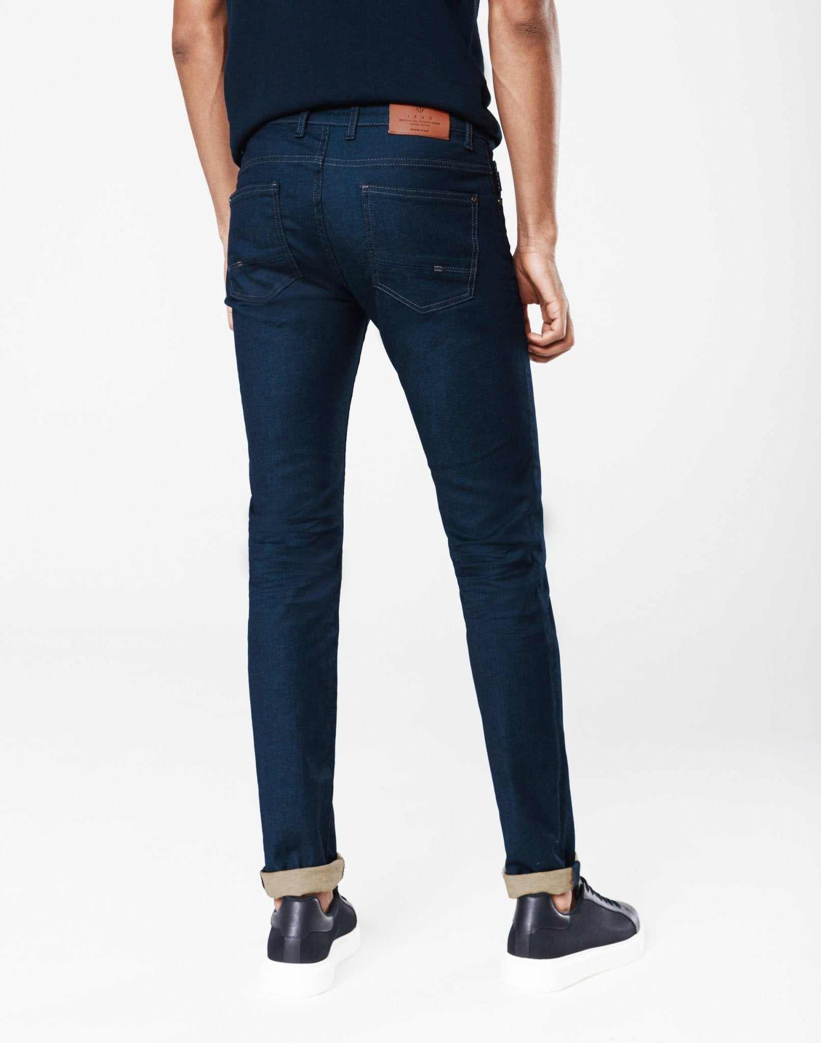 Jean enduit bleu gris – Image 2